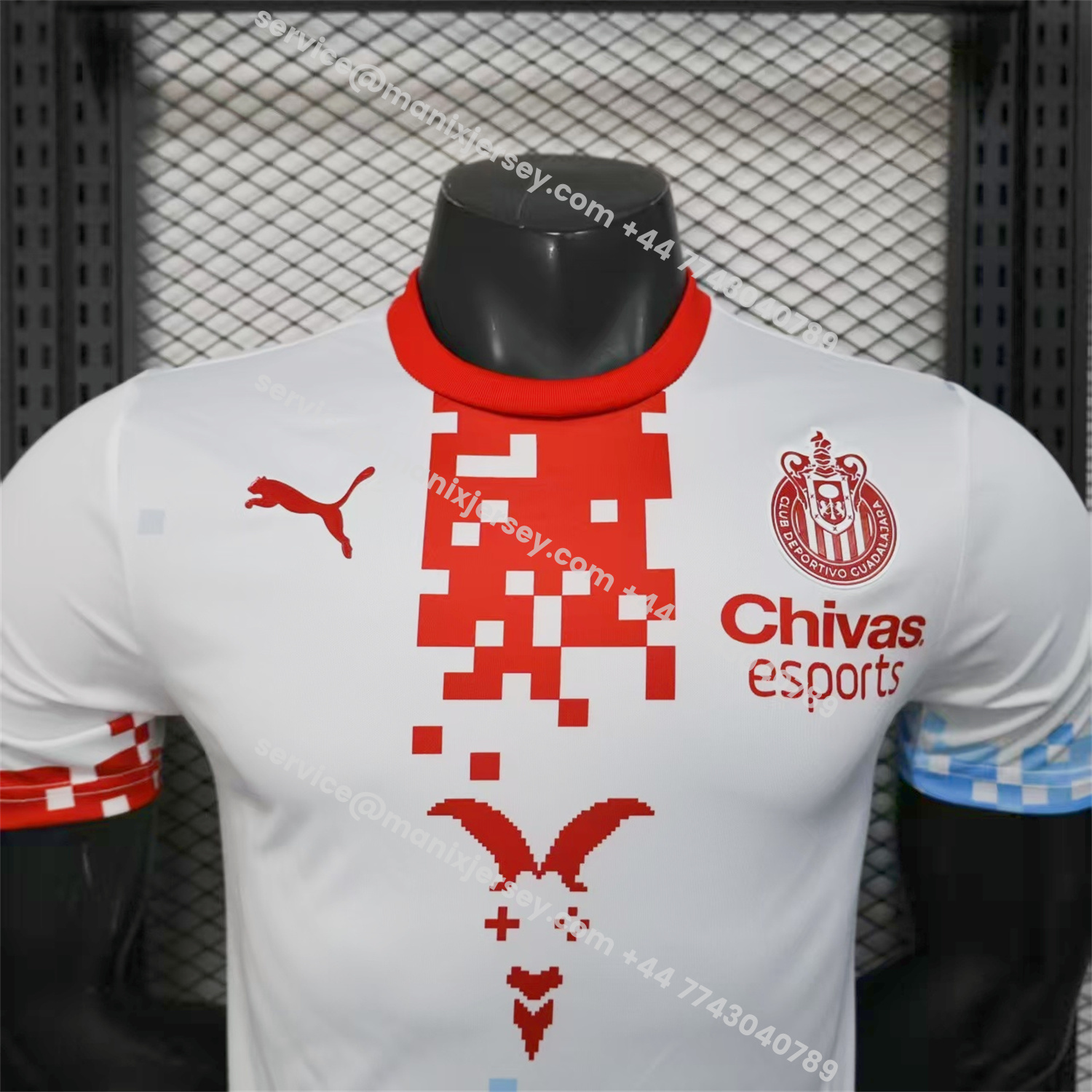 ManixJersey.com | Chivas de Guadalajara 25-26 White Special Jersey - Player Version -Customize Name, Number and Patch | Worldwide Shipping