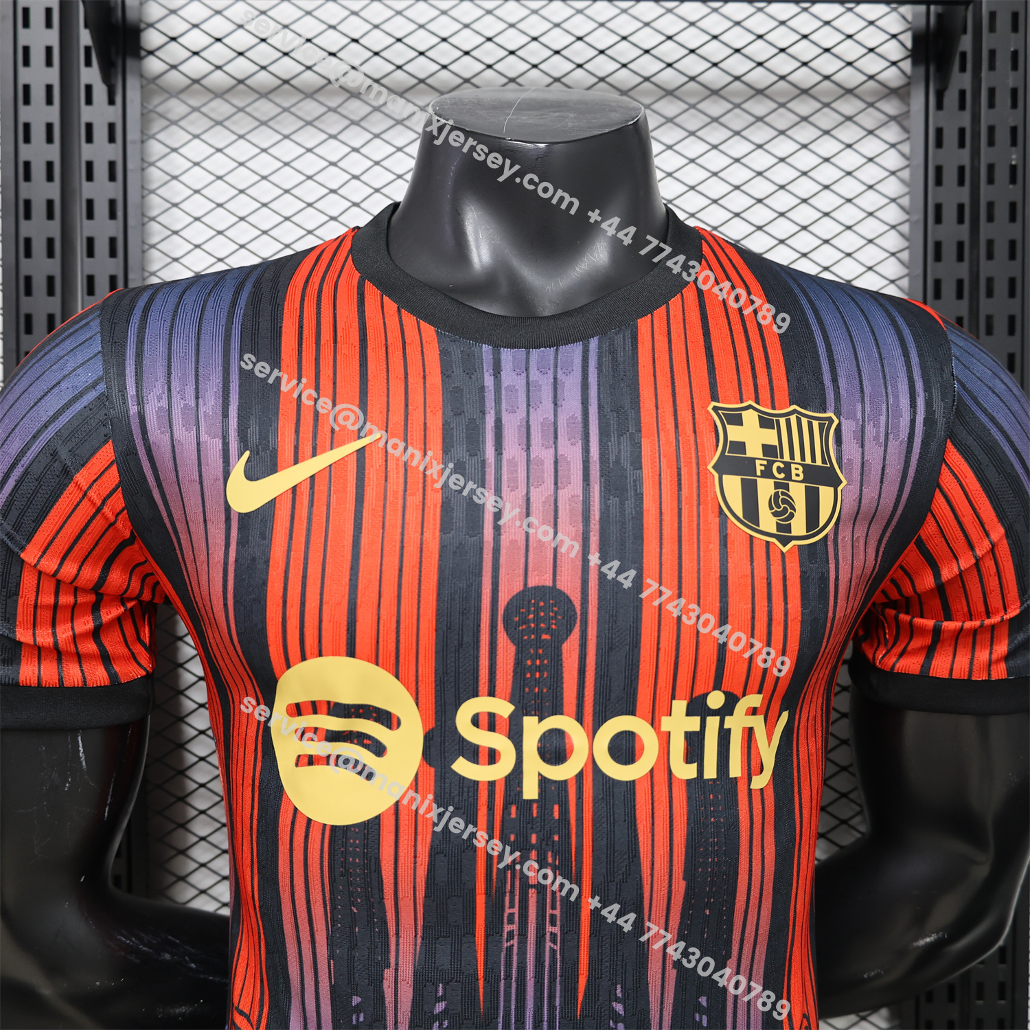 Barcelona 26-27 Grey With Red Special Jersey - Player Version:football jersey mysite: unitedjerseyfootball 邓江浪:football