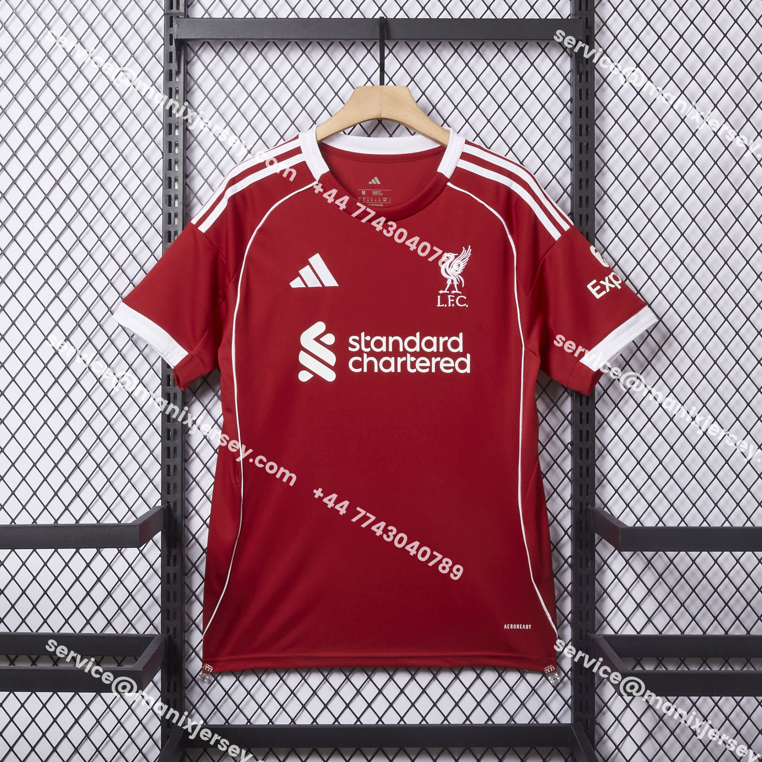 ManixJersey.com | Liver.pool 25-26 Home Jersey - Fans Version -Customize Name, Number and Patch | Worldwide Shipping