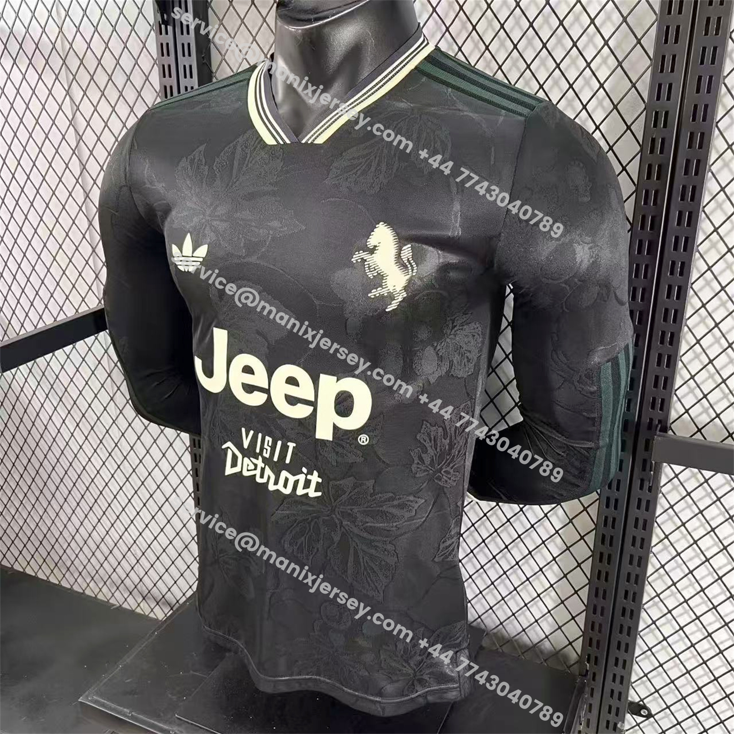 ManixJersey.com | Juventus 25-26 Third Black Long Sleeves Jersey - Player Version -Customize Name, Number and Patch | Worldwide Shipping