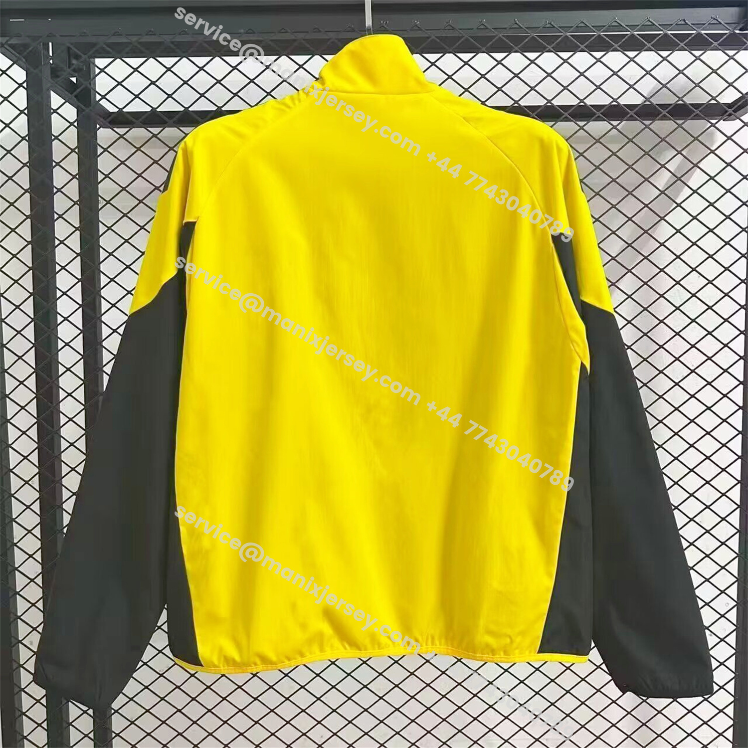 ManixJersey.com | Fenerbahce 25-26 Windbreaker Jacket - Yellow -Customize Name, Number and Patch | Worldwide Shipping