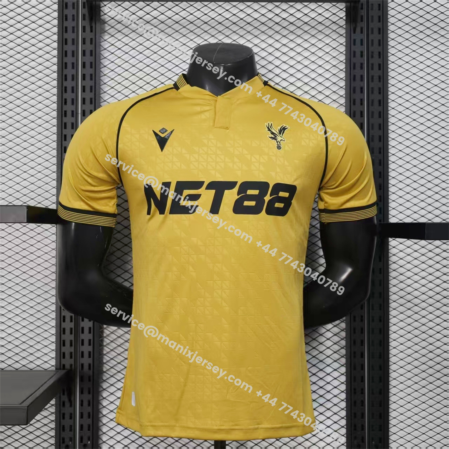 ManixJersey.com | Crystal Palace 25-26 Away Jersey - Player Version -Customize Name, Number and Patch | Worldwide Shipping