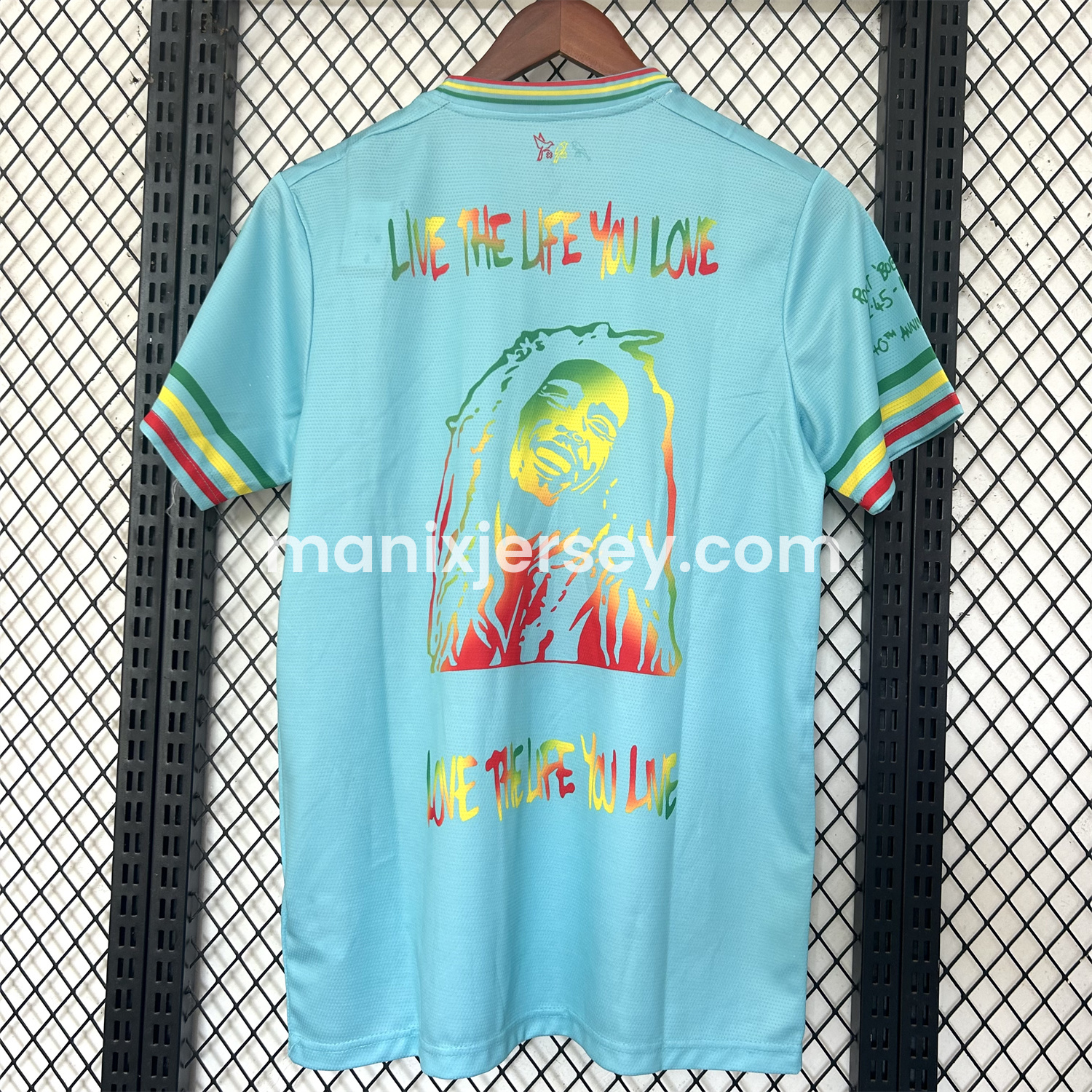 ManixJersey.com | Ajax x B-O-B Marly 25-26 Light Blue Special Edition Jersey - Fans Version -Customize Name, Number and Patch | Worldwide Shipping