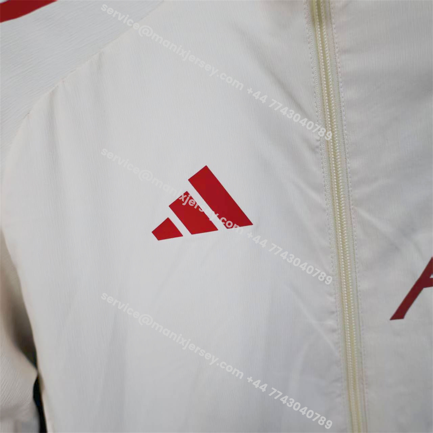 ManixJersey.com | Liver.pool 25-26 White Windbreaker Jacket - Deep Green -Customize Name, Number and Patch | Worldwide Shipping