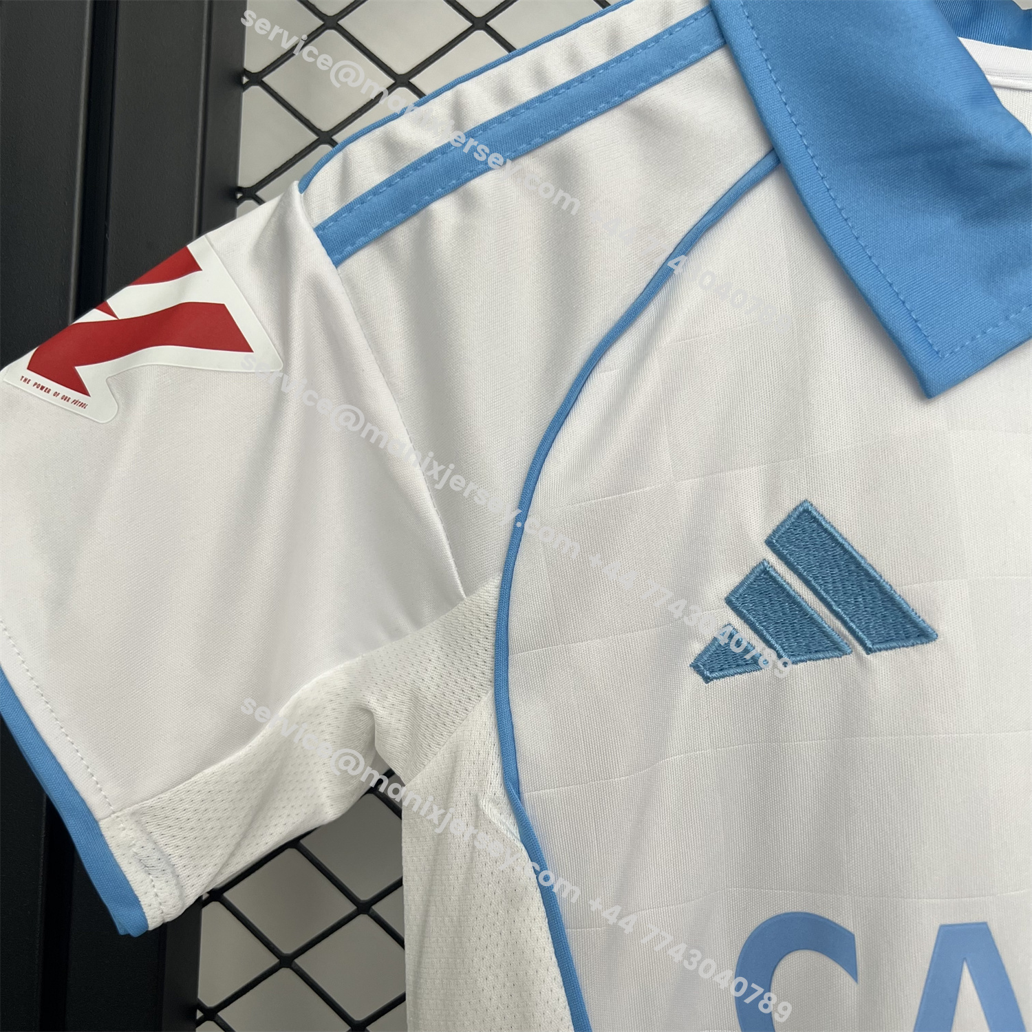 ManixJersey.com | Real Zaragoza 25-26 Home Kids Kit -Customize Name, Number and Patch | Worldwide Shipping