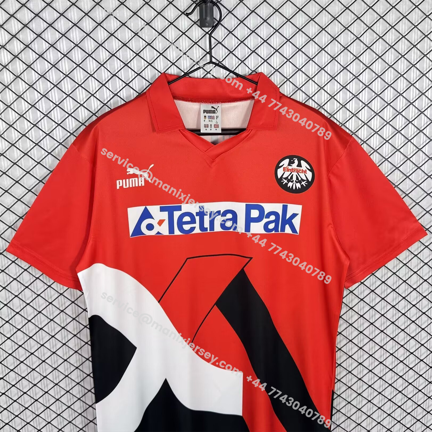ManixJersey.com | Retro Frankfurt 1993-95 Home Jersey -Customize Name, Number and Patch | Worldwide Shipping