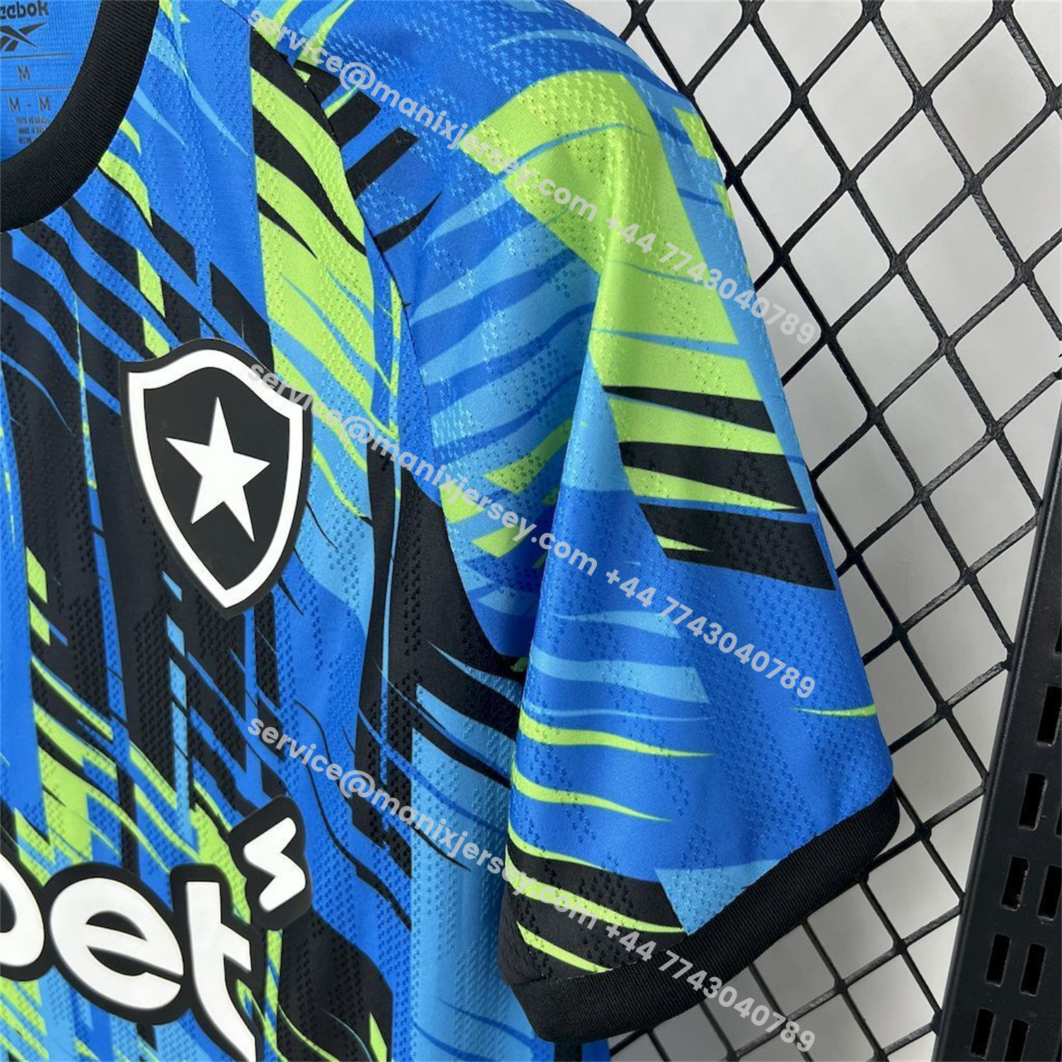 ManixJersey.com | Botafogo 25-26 Goalkeeper Blue Jersey - Fans Version -Customize Name, Number and Patch | Worldwide Shipping