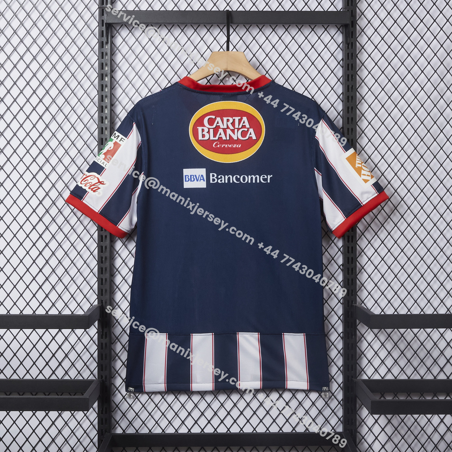 ManixJersey.com | Retro Rayados Monterrey 09-10 Home Jersey -Customize Name, Number and Patch | Worldwide Shipping
