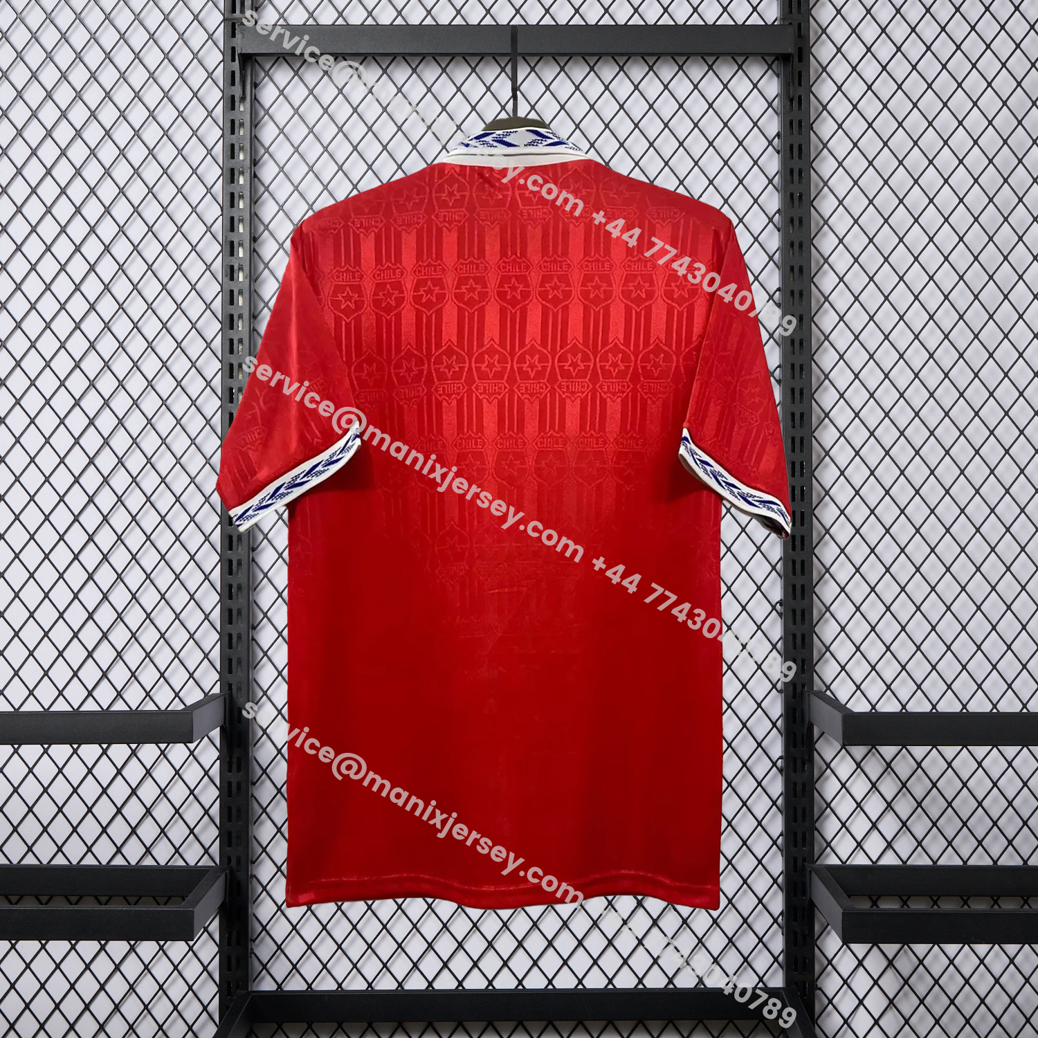 ManixJersey.com | Retro Chile 1995 Home Red Jersey -Customize Name, Number and Patch | Worldwide Shipping