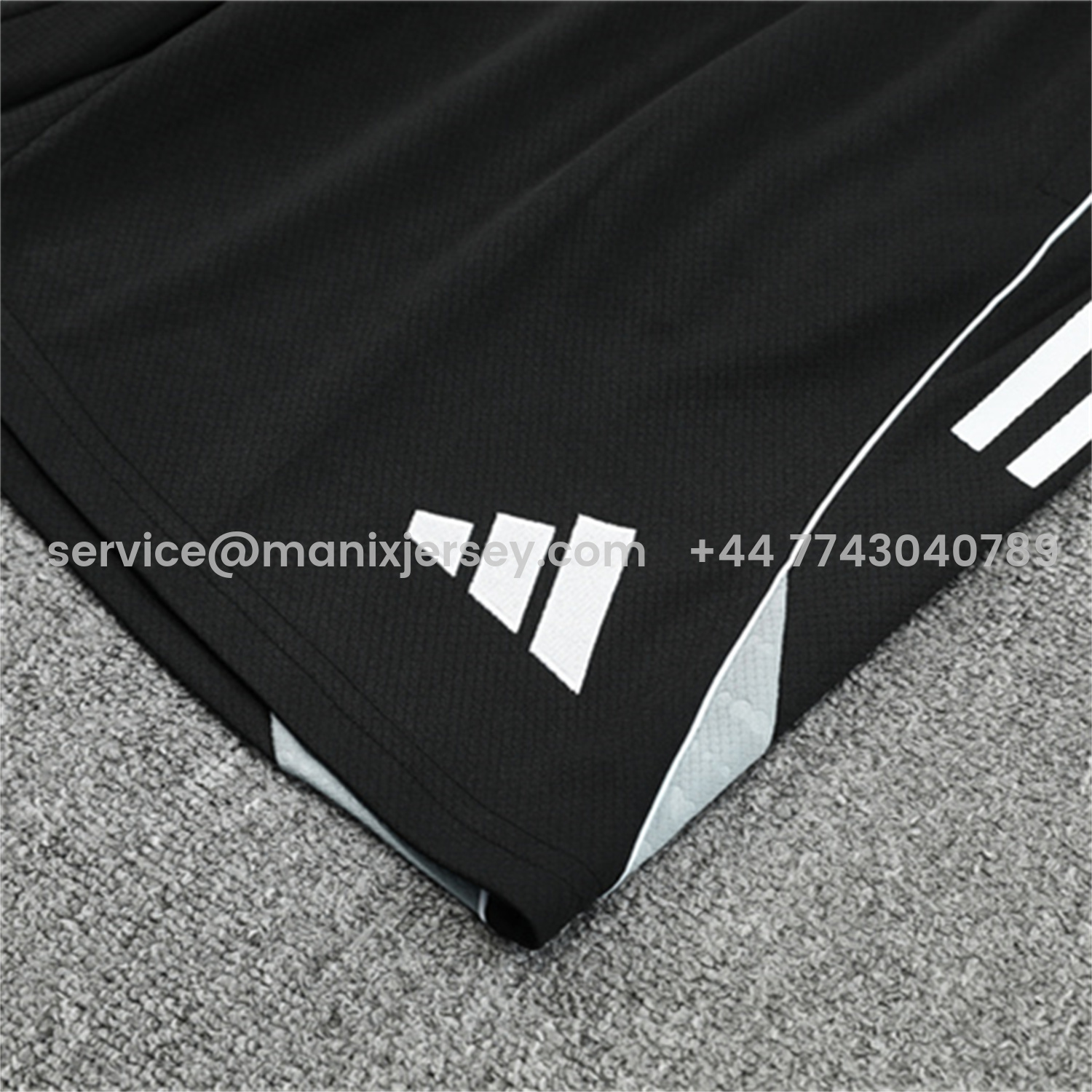 ManixJersey.com | Germany 25-26 Short-Sleeve Training Set - Black Short Sleeve & Black Shorts -Customize Name, Number and Patch | Worldwide Shipping