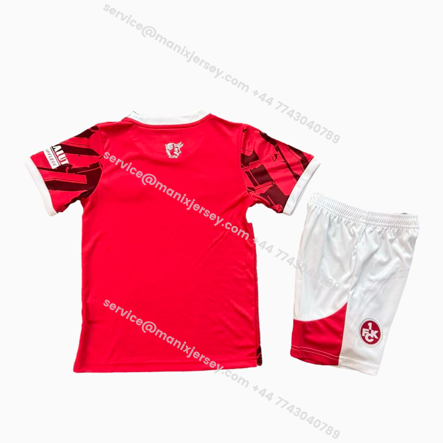 ManixJersey.com | Kaiserslautern 25-26 Home Kids Kit -Customize Name, Number and Patch | Worldwide Shipping