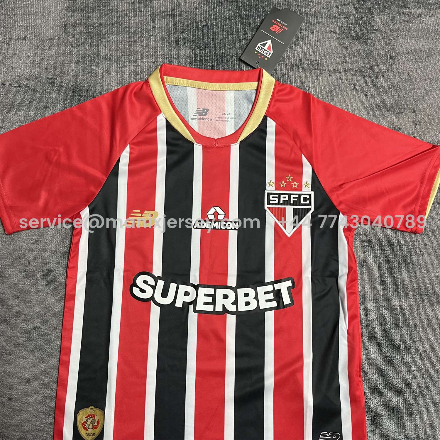 ManixJersey.com | Sao Paulo 25-26 Away Kids Kit -Customize Name, Number and Patch | Worldwide Shipping