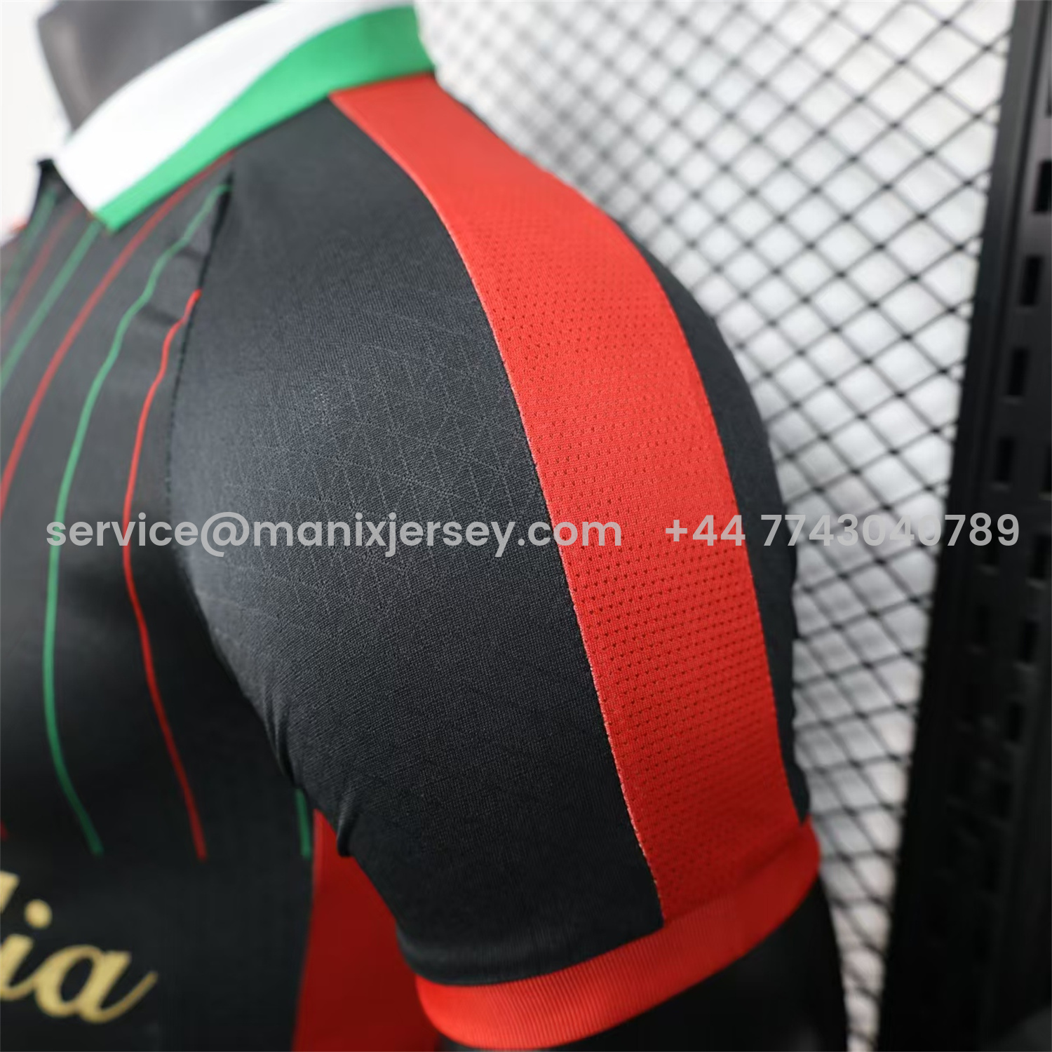 ManixJersey.com | Club Deportivo Palestino Palestine 25-26 Black Special Jersey - Player Version -Customize Name, Number and Patch | Worldwide Shipping