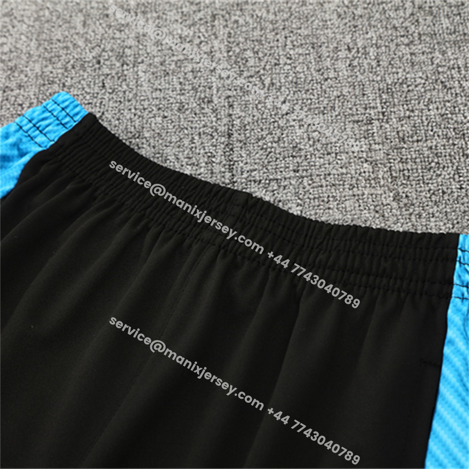ManixJersey.com | Napoli 25-26 Kids Long Sleeve Training Set - Gray Mecha Top & Black Pants -Customize Name, Number and Patch | Worldwide Shipping