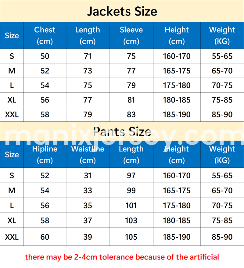 ManixJersey.com | Marseille 25-26 Jacket Training Tracksuit - Deep Blue Jackets & Pants -Customize Name, Number and Patch | Worldwide Shipping