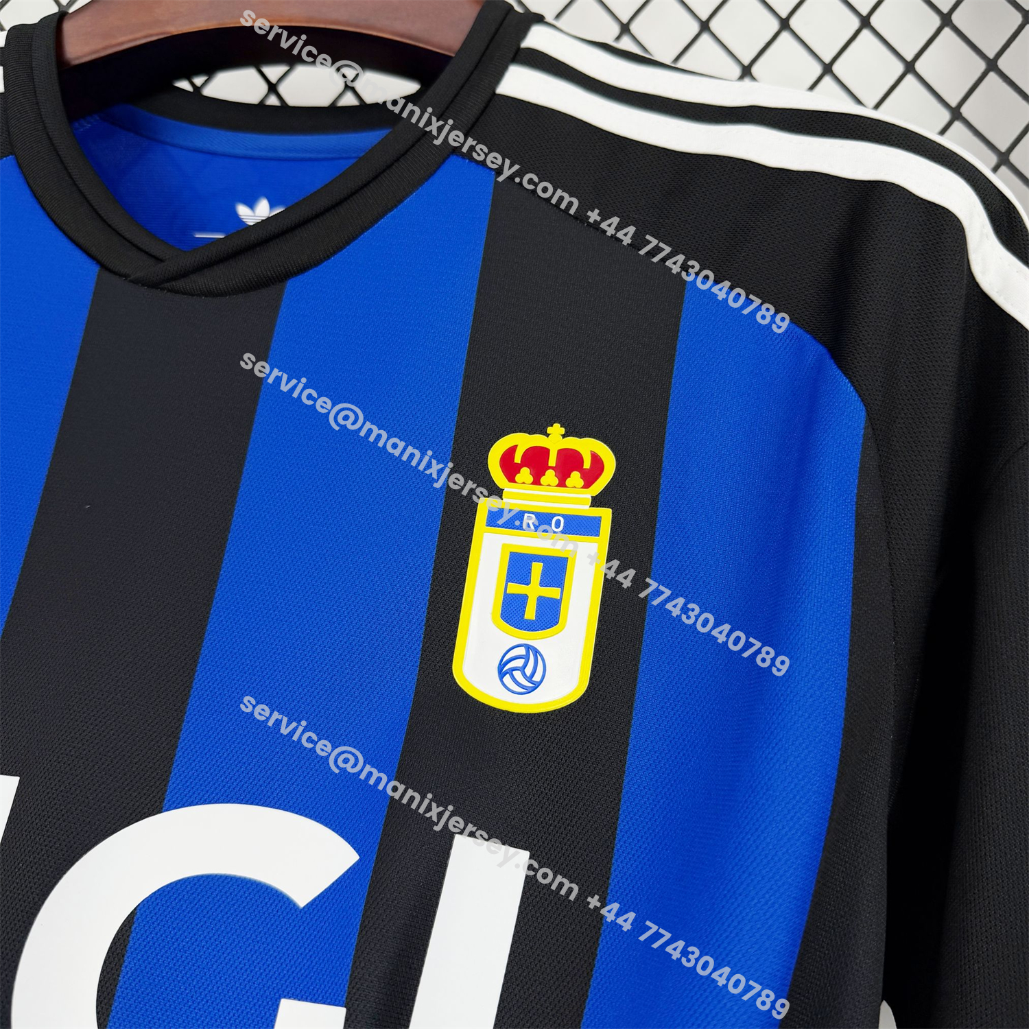 Real Oviedo 25-26 Deep Black With Royal Blue 100th Anniversary Jersey - Fans Version:football jersey mysite: unitedjerseyfootball 邓江浪:football