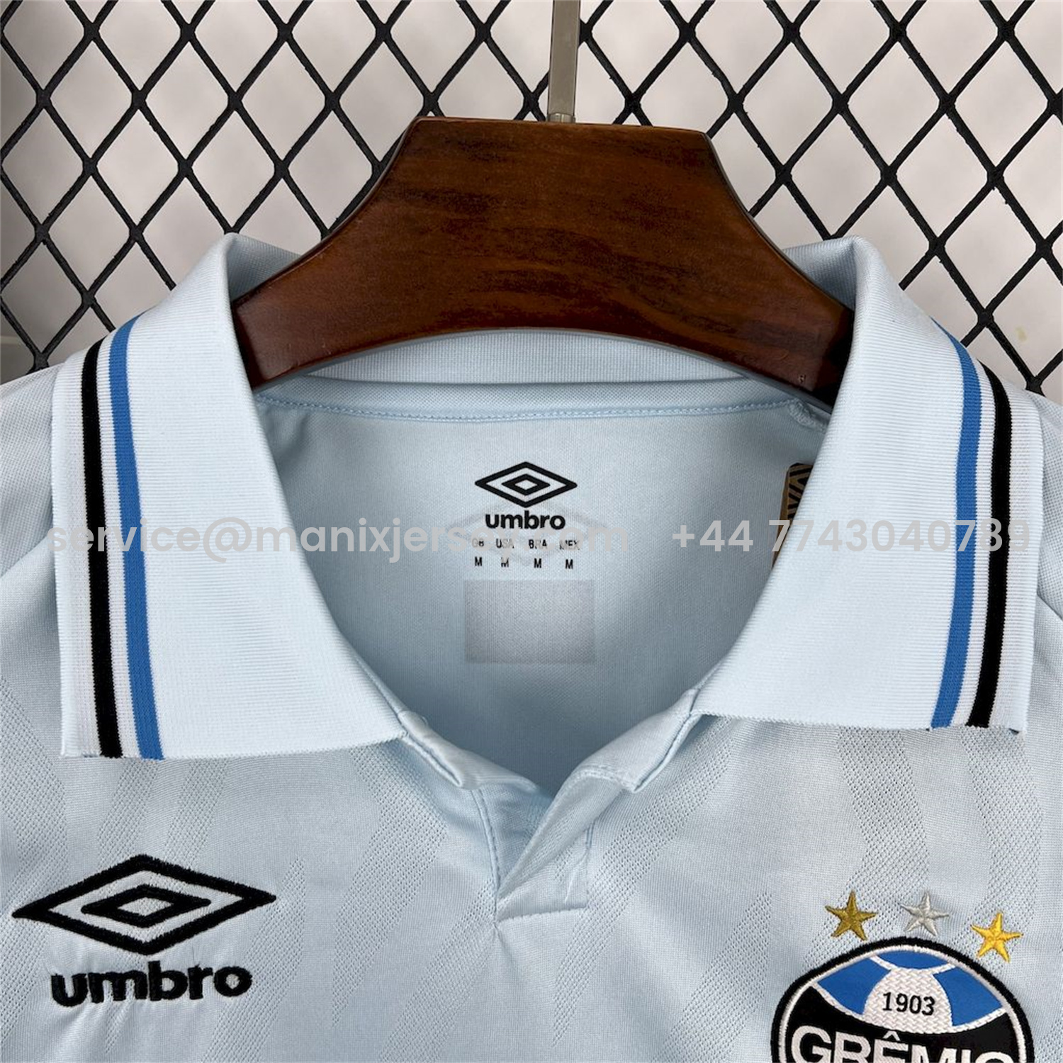 ManixJersey.com | Gremio 25-26 Away Unsponsored Jersey - Fans Version -Customize Name, Number and Patch | Worldwide Shipping
