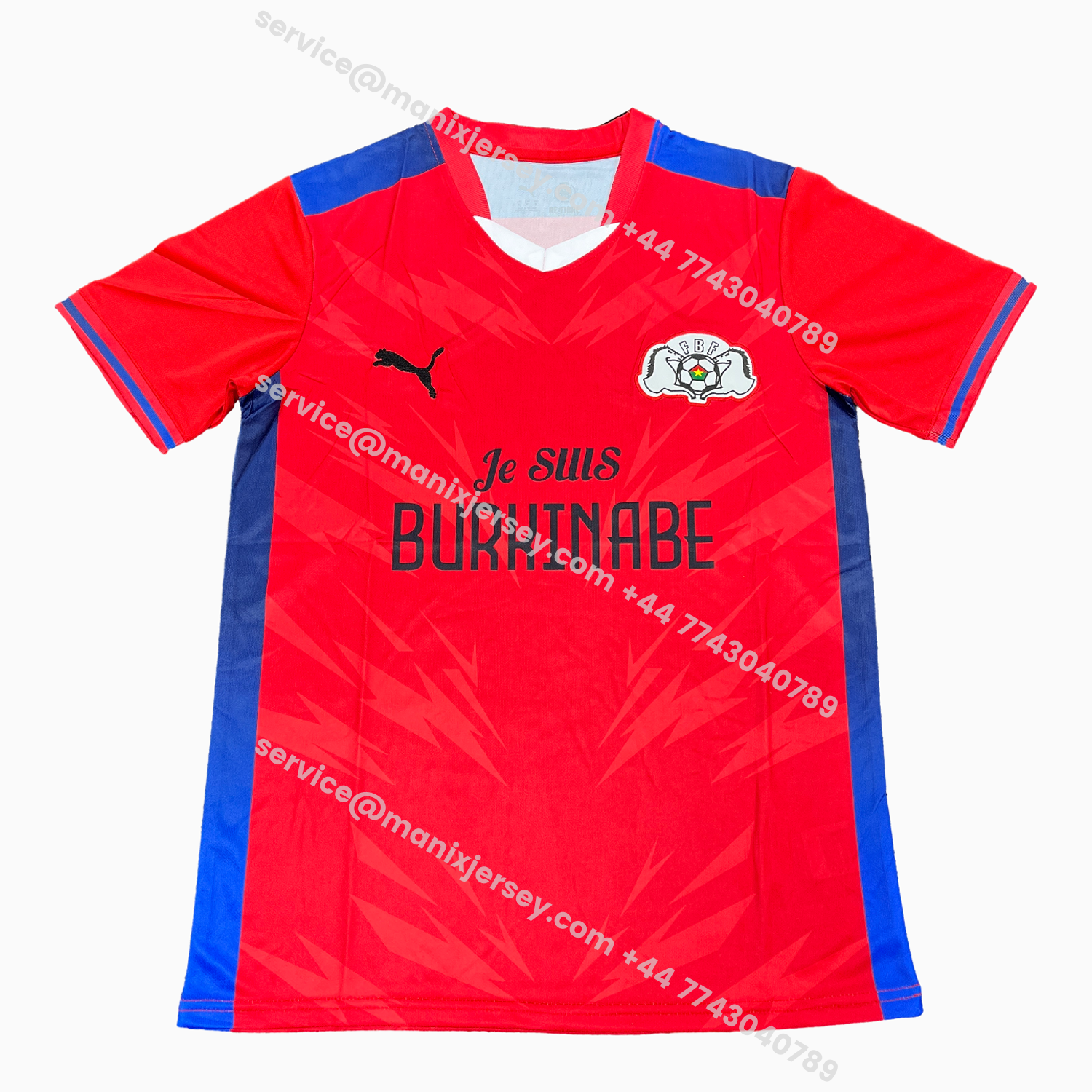 ManixJersey.com | Burkina Faso 2026 Red Special Jersey - Fans Version -Customize Name, Number and Patch | Worldwide Shipping