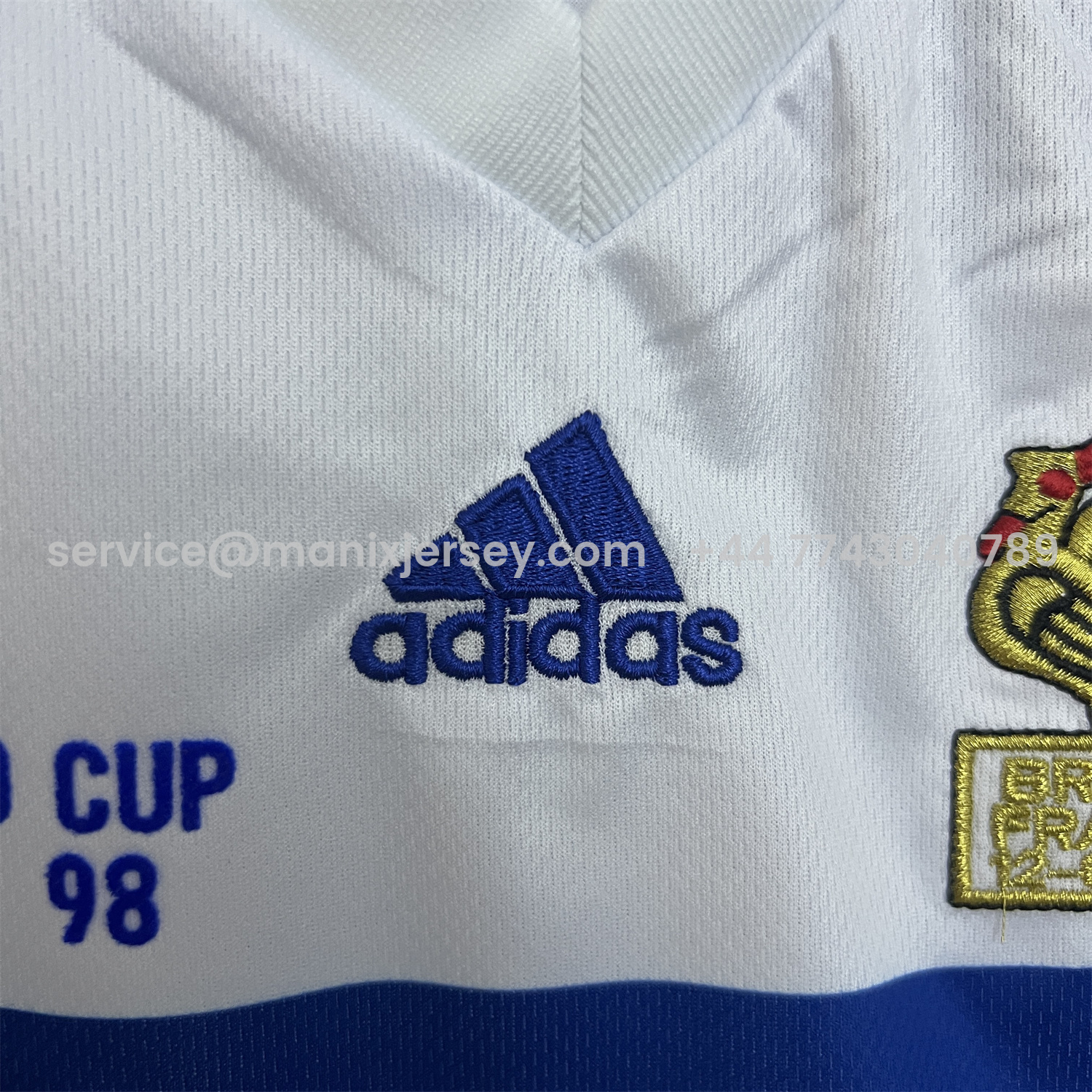 ManixJersey.com | Retro France 1998 Away Kids Kit -Customize Name, Number and Patch | Worldwide Shipping
