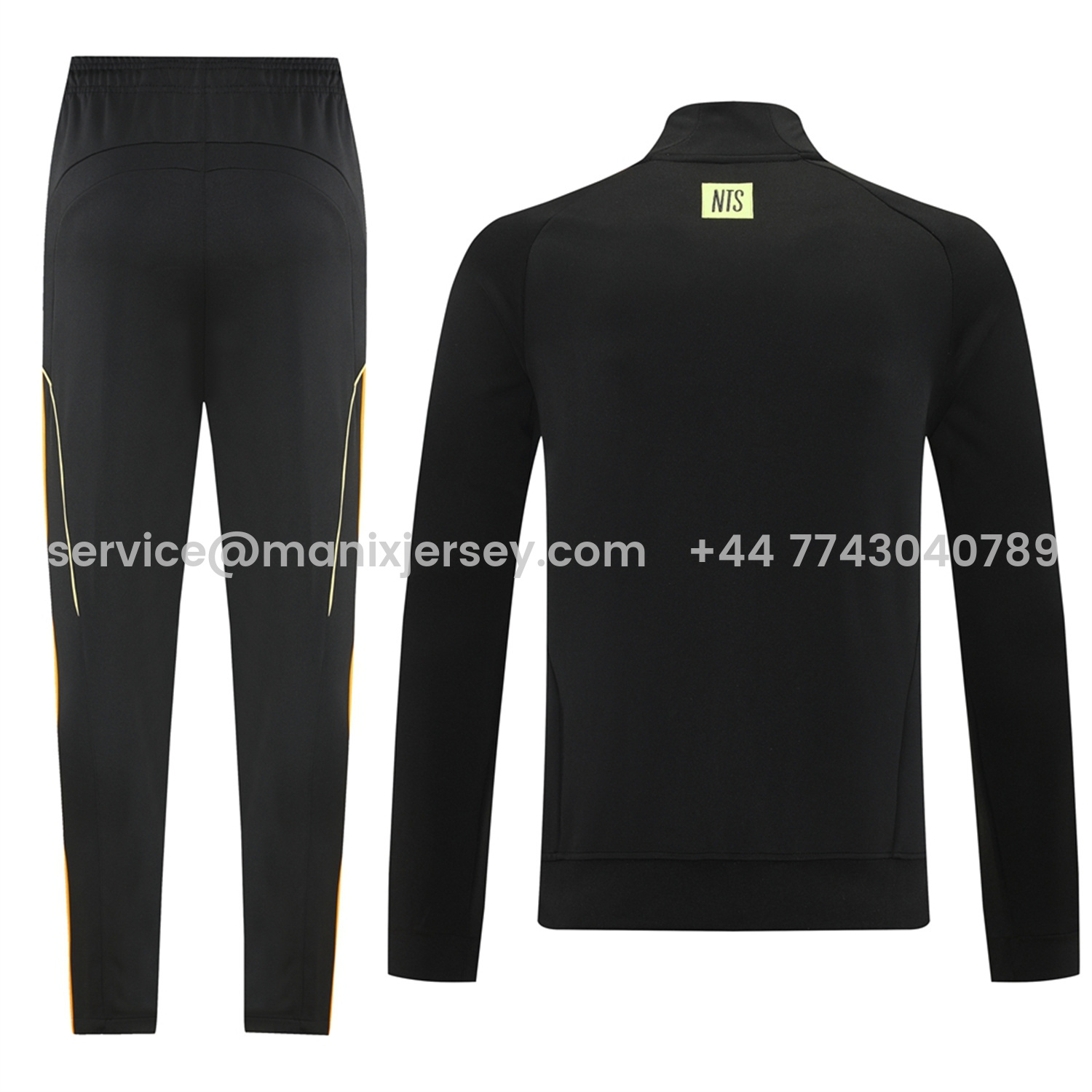 ManixJersey.com | Arsenal 25-26 NTS Urban Purist Jacket Training Tracksuit - Black Throwback Jackets & Pants -Customize Name, Number and Patch | Worldwide Shipping