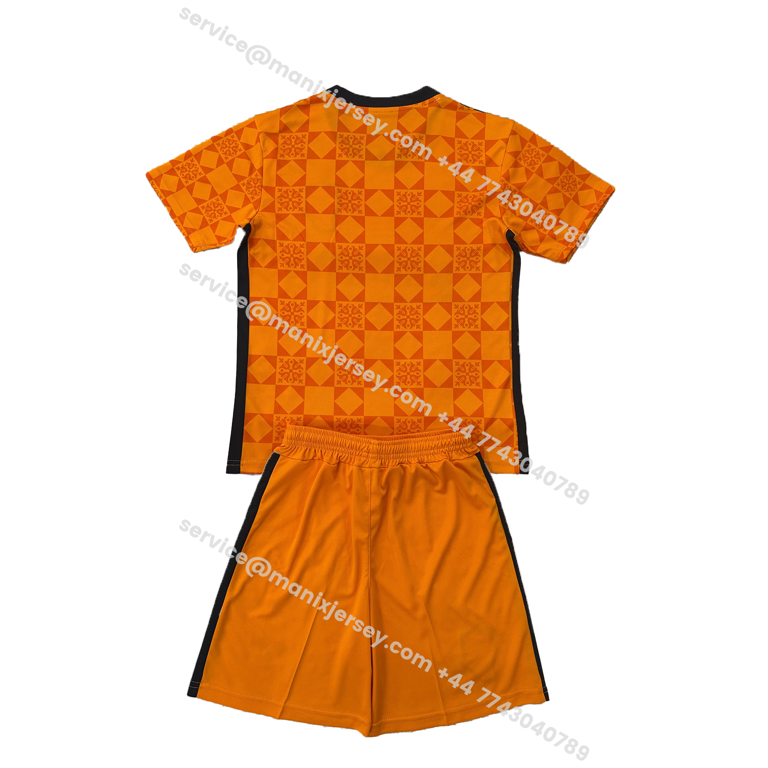 ManixJersey.com | Sunderland 25-26 Orange Goalkeeper Kids Kit -Customize Name, Number and Patch | Worldwide Shipping