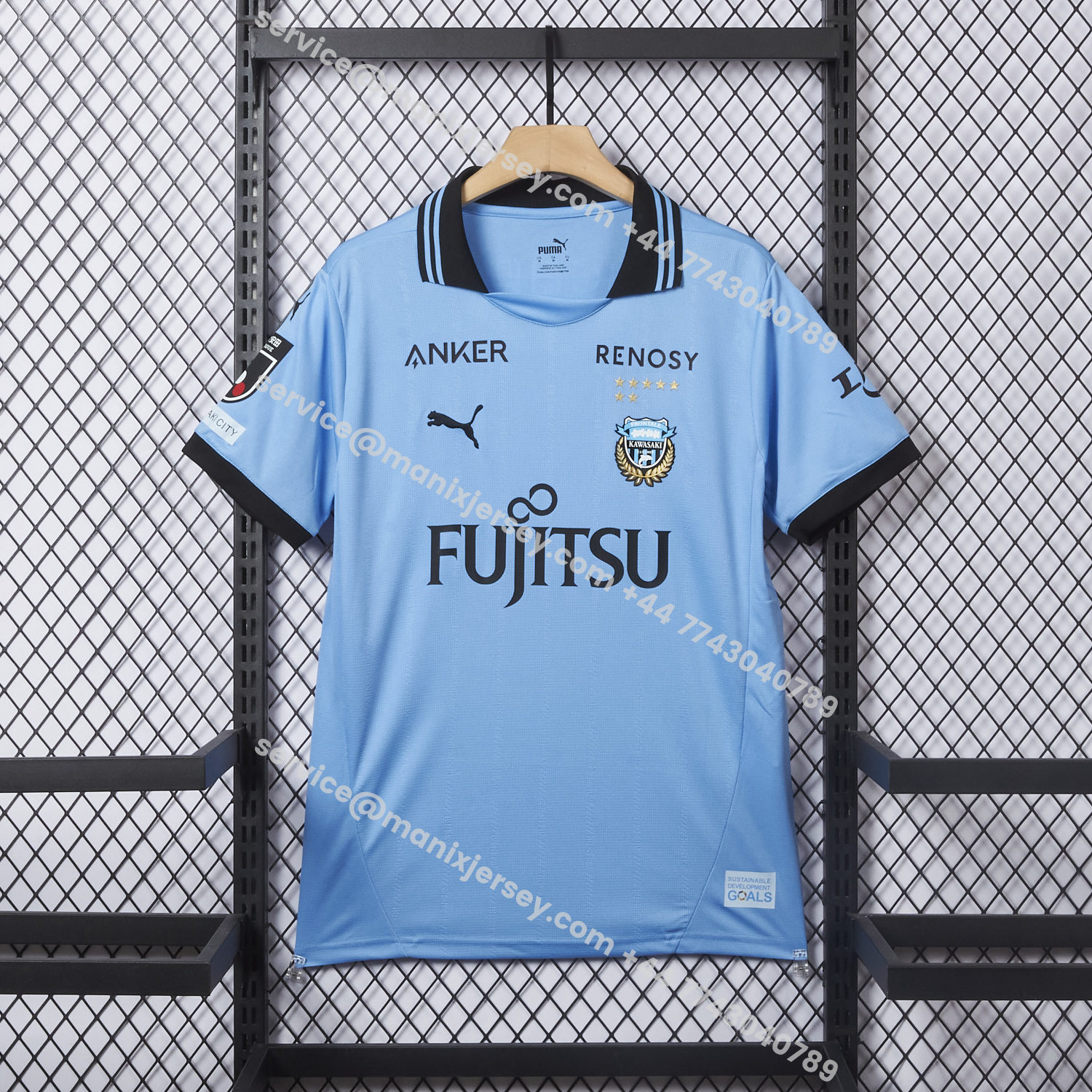 ManixJersey.com | Kawasaki Frontale 25-26 Home Jersey - Fans Version -Customize Name, Number and Patch | Worldwide Shipping
