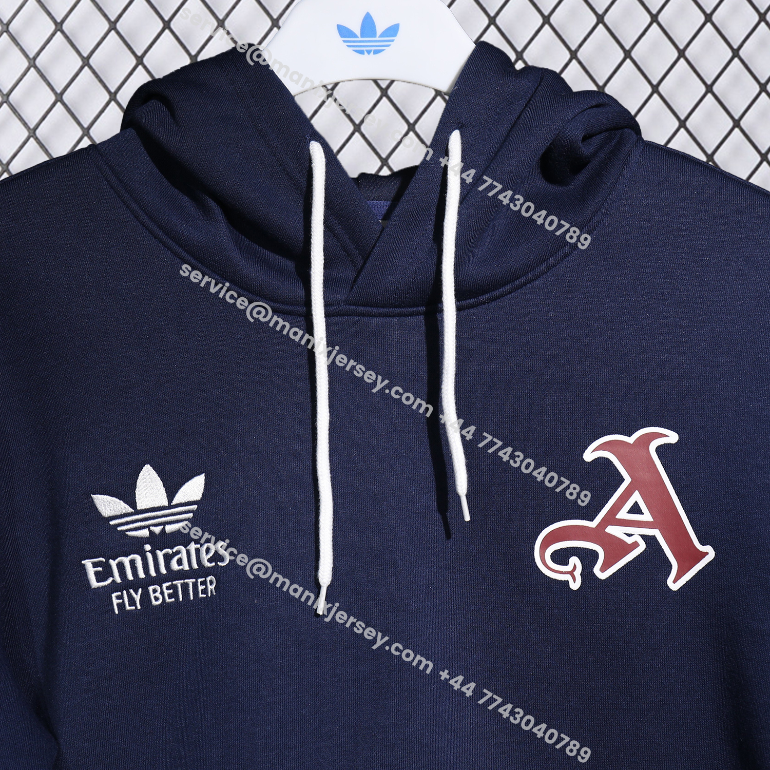 ManixJersey.com | Arsenal 25-26 Pure Color Training Set - Dark Blue Top and Dark Blue Pants -Customize Name, Number and Patch | Worldwide Shipping