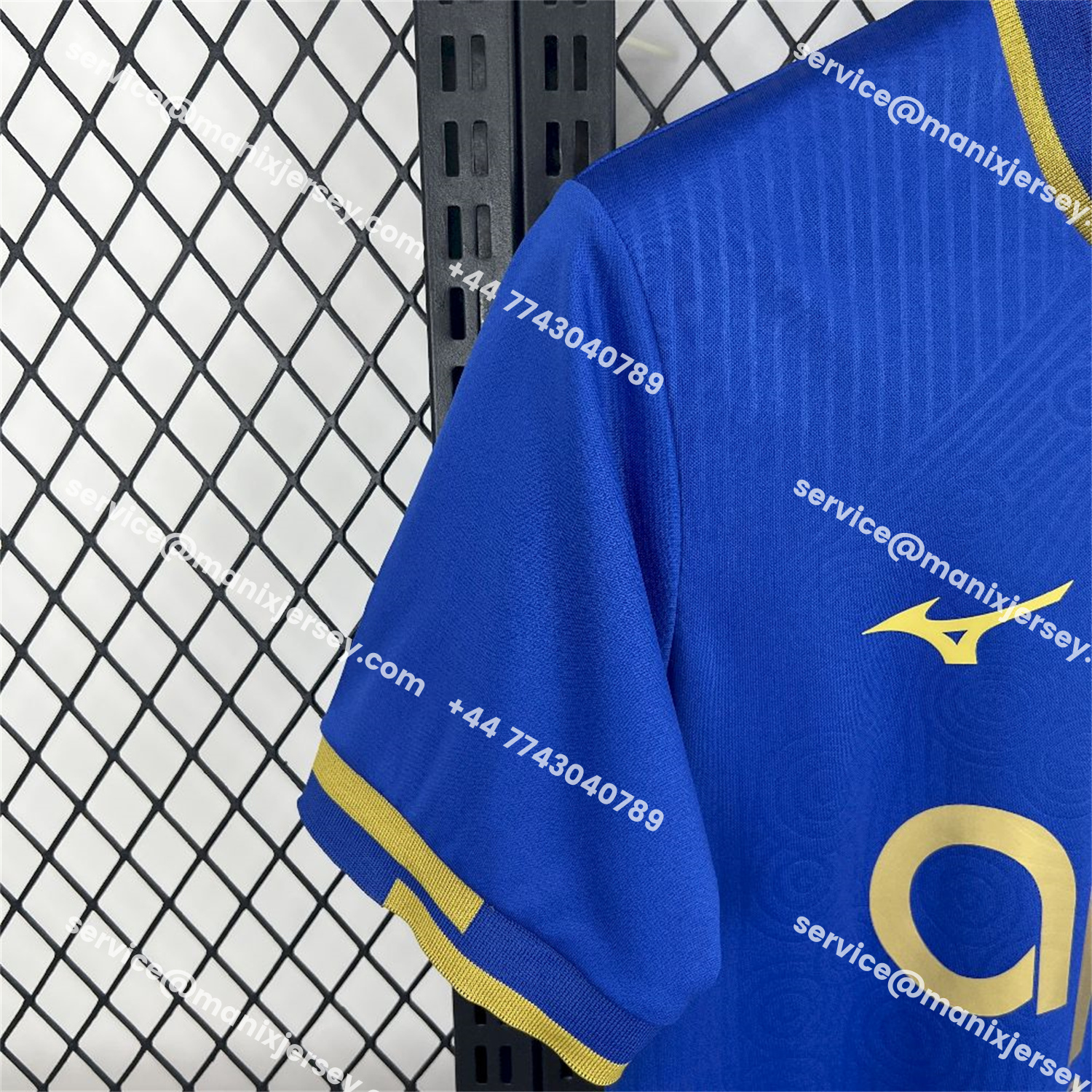 ManixJersey.com | AS Monaco 25-26 Away Blue Jersey - Fans Version -Customize Name, Number and Patch | Worldwide Shipping