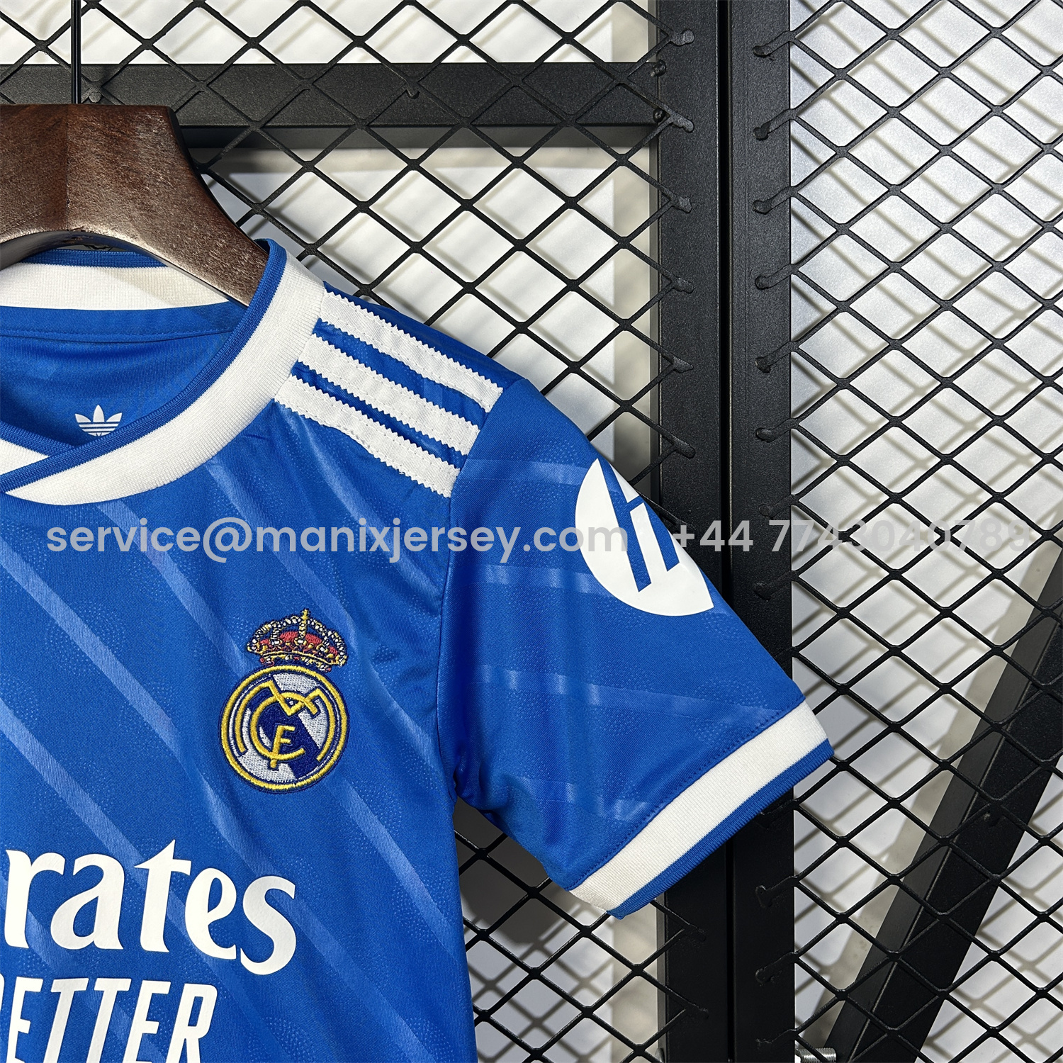 ManixJersey.com | Real Madrid 25-26 Third Blue Kids Kit -Customize Name, Number and Patch | Worldwide Shipping