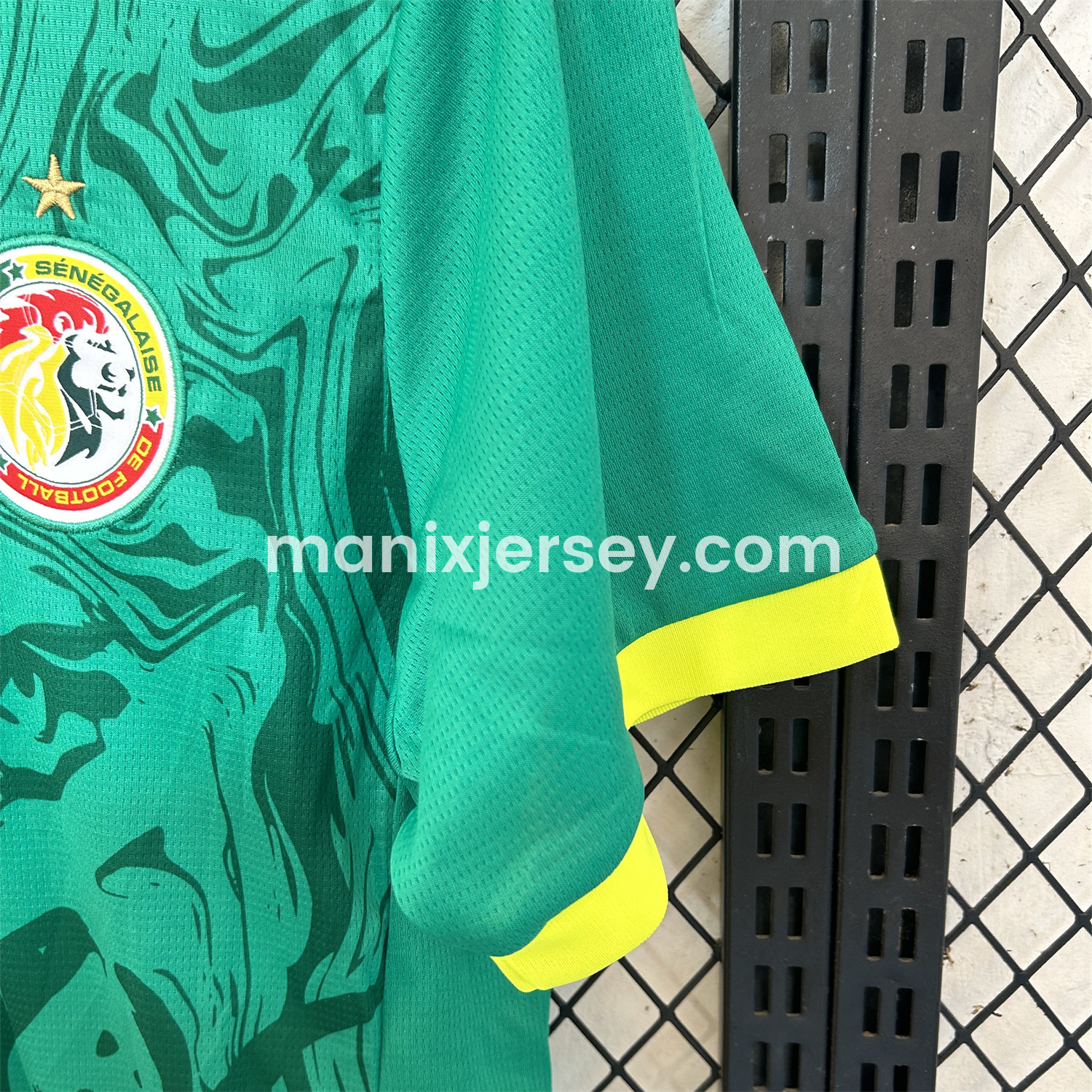 ManixJersey.com | Senegal 25-26 Away Green Jersey - Fans Version -Customize Name, Number and Patch | Worldwide Shipping