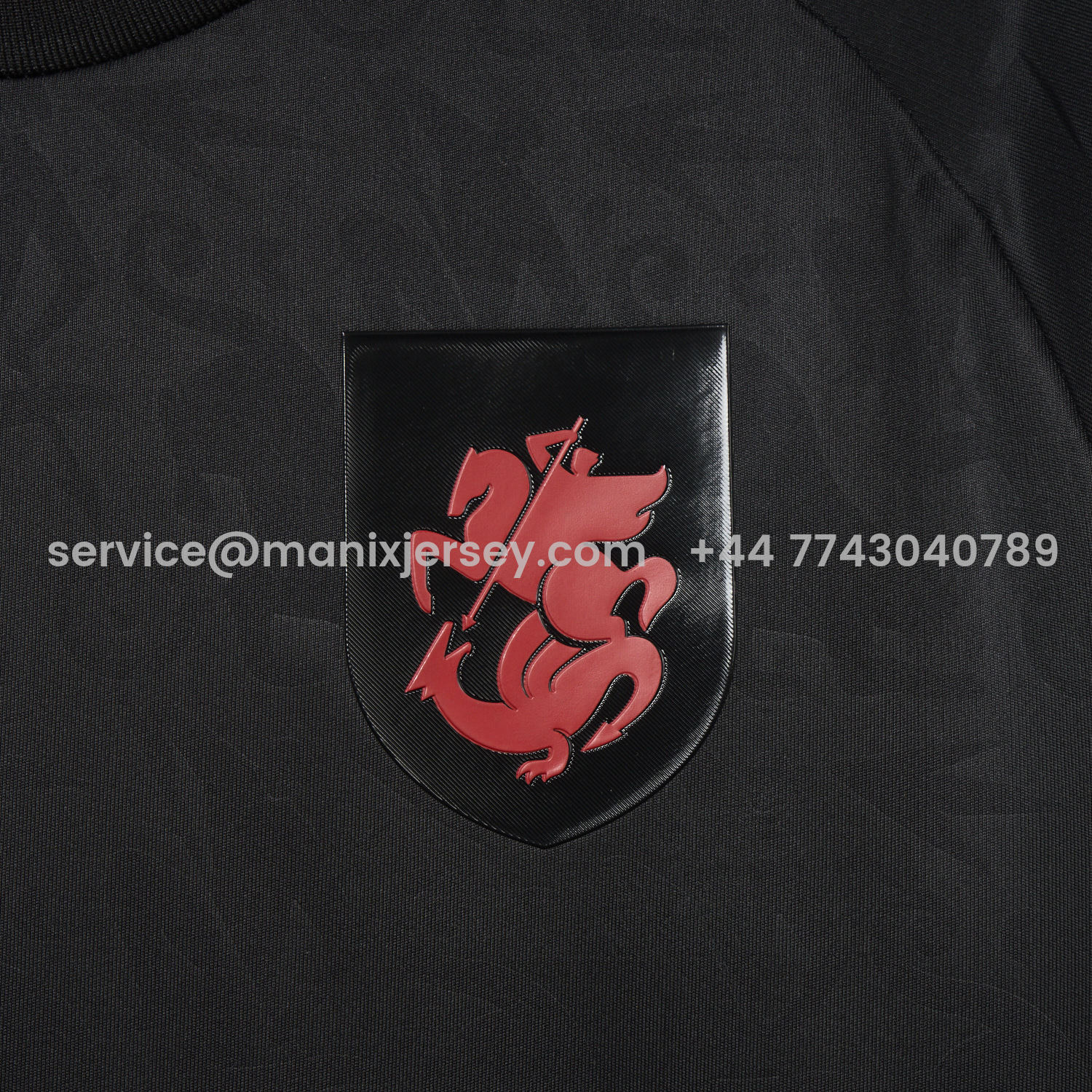 ManixJersey.com | Georgia 25-26 Away Black Jersey - Fans Version -Customize Name, Number and Patch | Worldwide Shipping