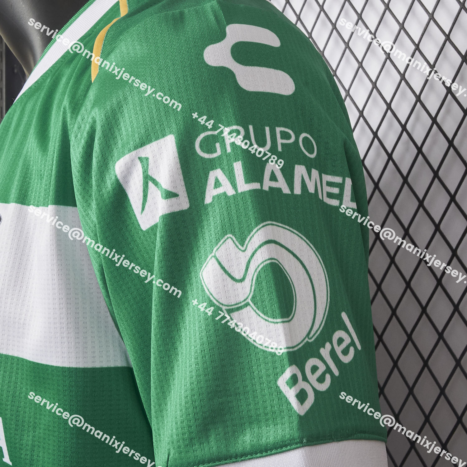 ManixJersey.com | Santos Laguna 25-26 Home Jersey - Player Version -Customize Name, Number and Patch | Worldwide Shipping