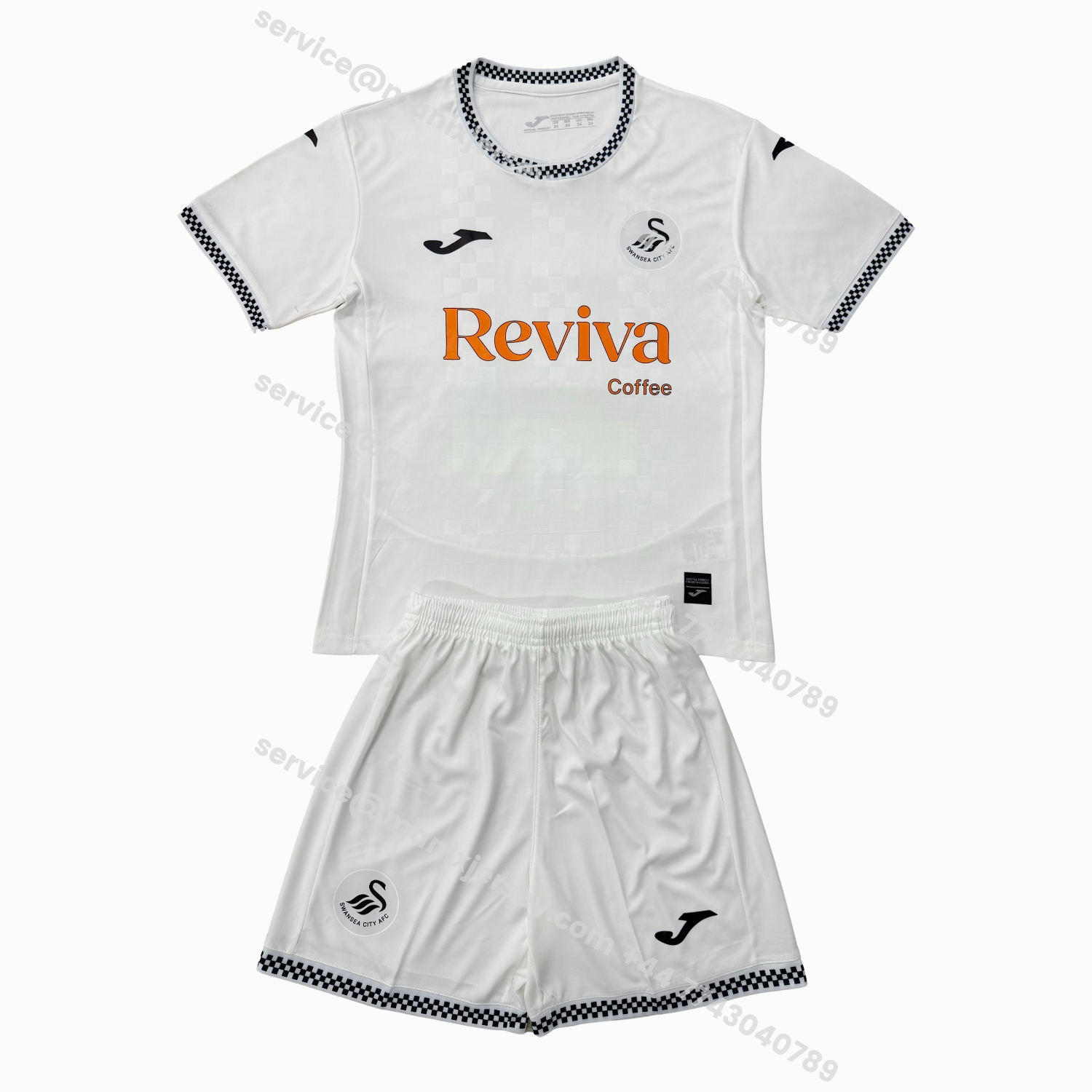 ManixJersey.com | Swansea City 25-26 Home Kids Kit -Customize Name, Number and Patch | Worldwide Shipping