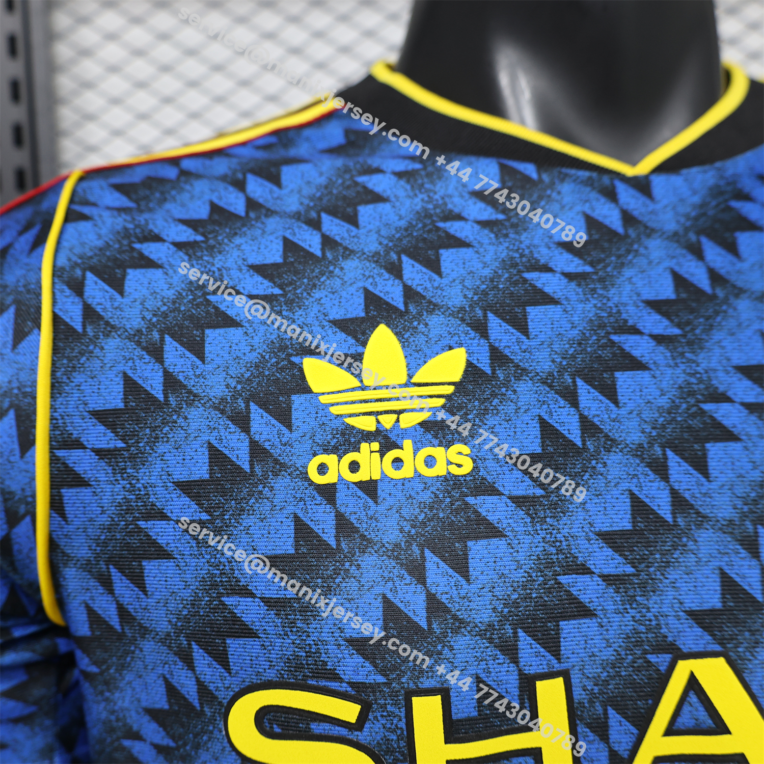Manchester United 26-27 Retro Style Casual Dark Blue Special Jersey - Player Version:football jersey mysite: unitedjerseyfootball 邓江浪:football