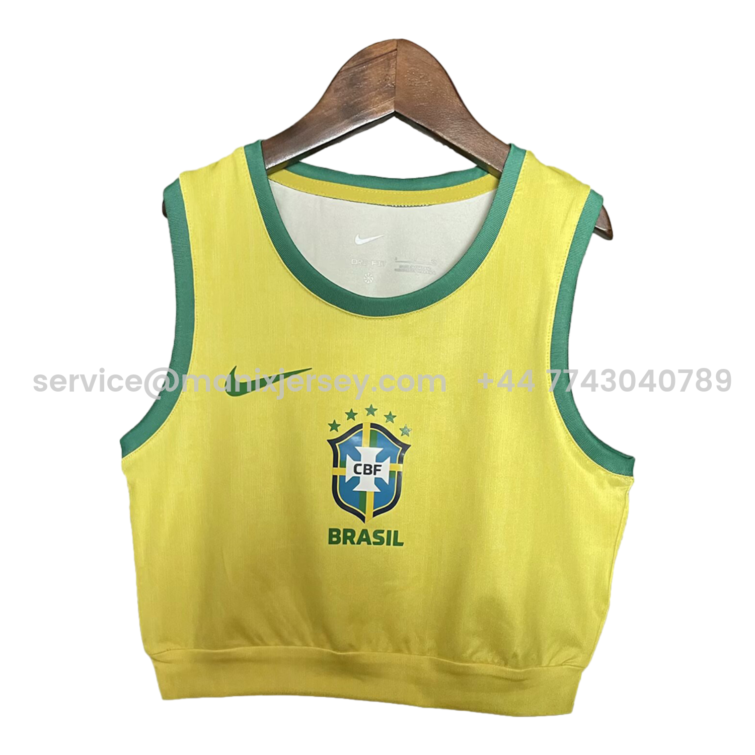 ManixJersey.com | Women's Brazil 25-26 Home Red Yoga Vest -Customize Name, Number and Patch | Worldwide Shipping