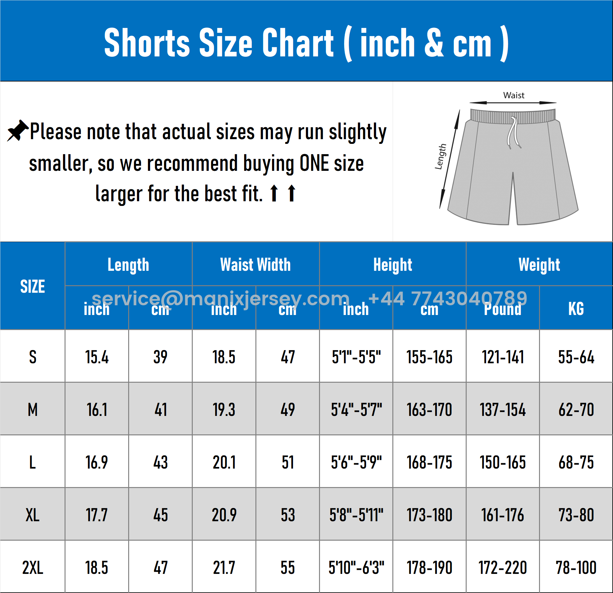 ManixJersey.com | Manchester City 25-26 Deep Blue Shorts - Fans Version -Customize Name, Number and Patch | Worldwide Shipping