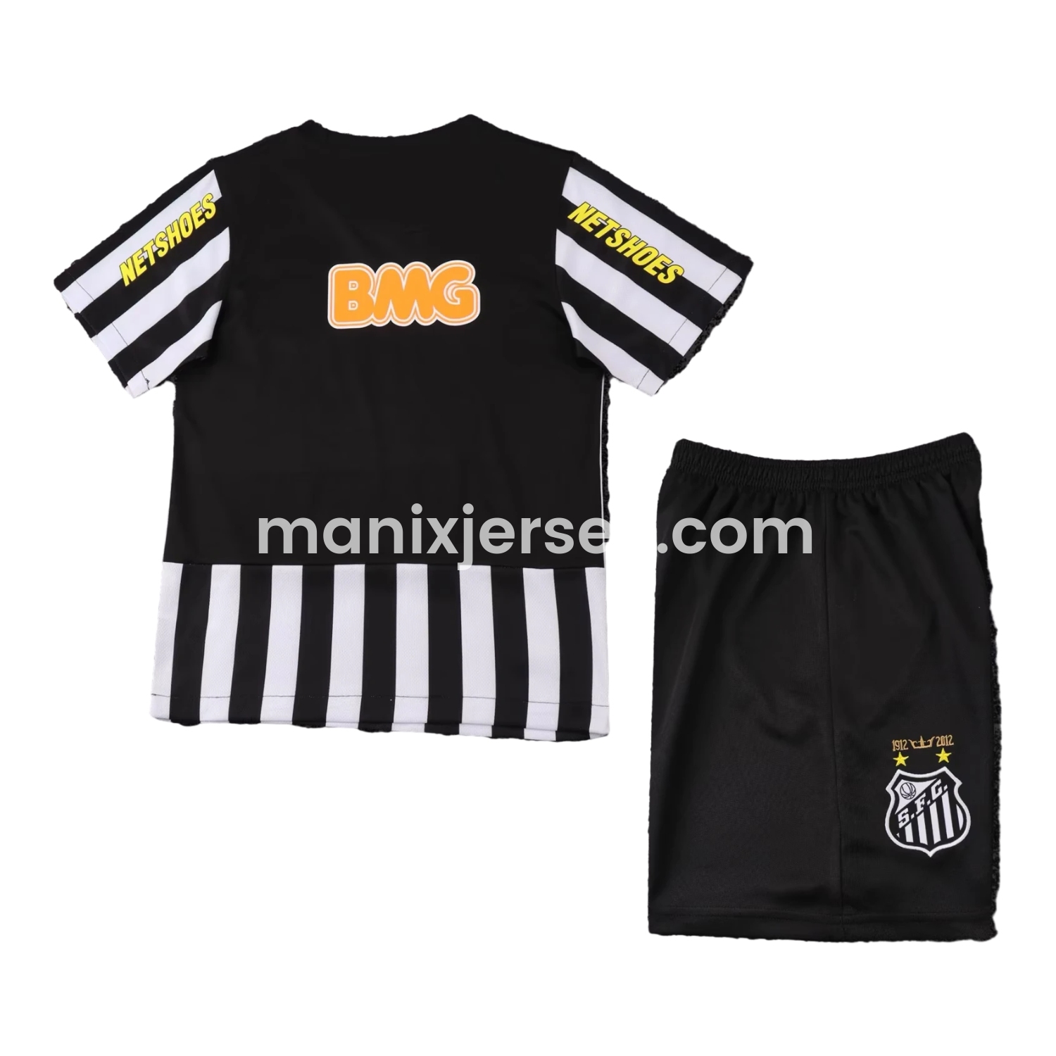ManixJersey.com | Retro Santos 2012 Away Kids Kit -Customize Name, Number and Patch | Worldwide Shipping