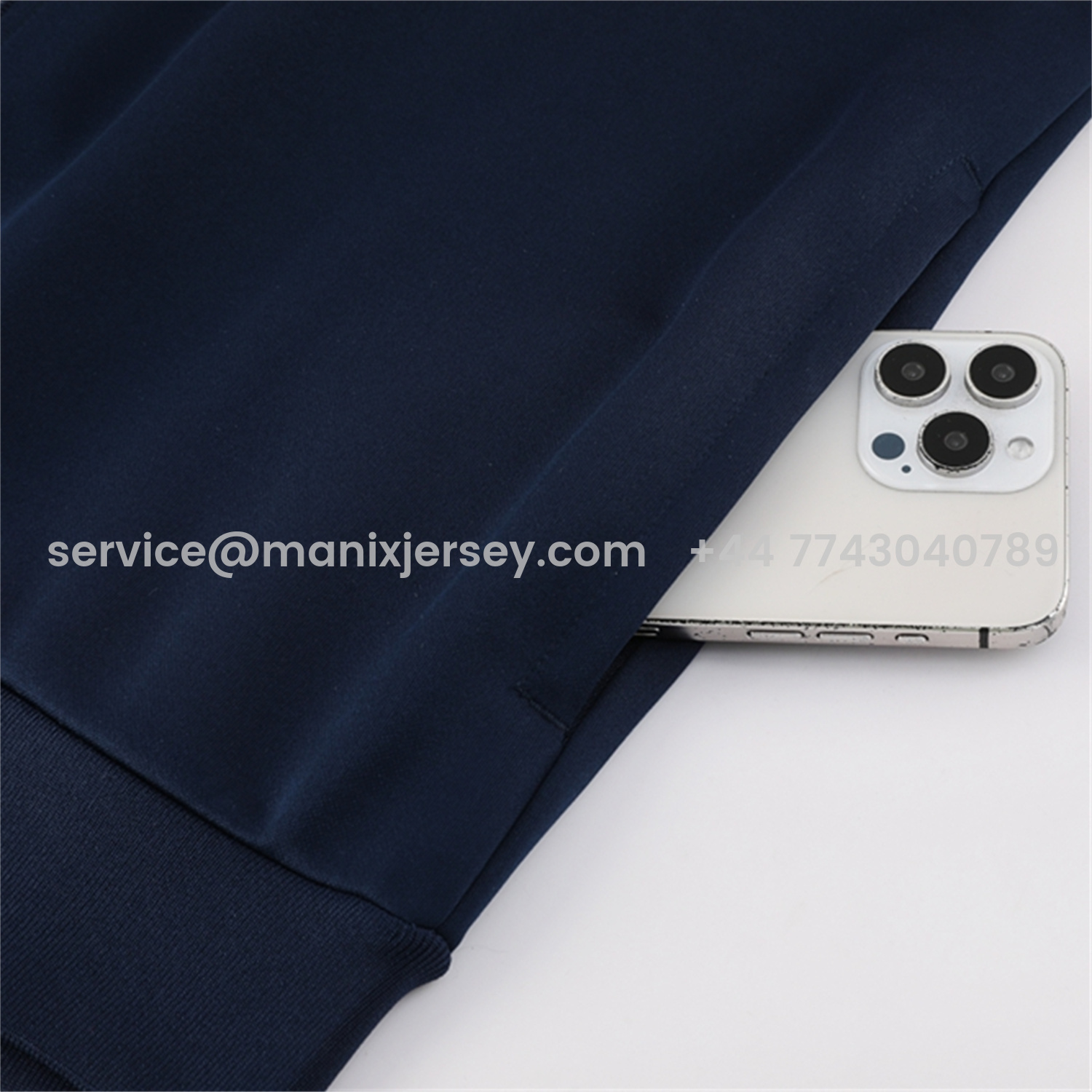 ManixJersey.com | Arsenal 25-26 Jacket Training Tracksuit - Red Blue Throwback Jackets & Blue Pants -Customize Name, Number and Patch | Worldwide Shipping