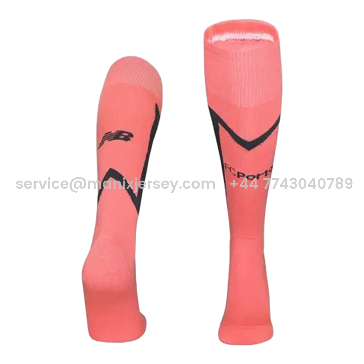 ManixJersey.com | Porto 25-26 Away Socks - Coral -Customize Name, Number and Patch | Worldwide Shipping