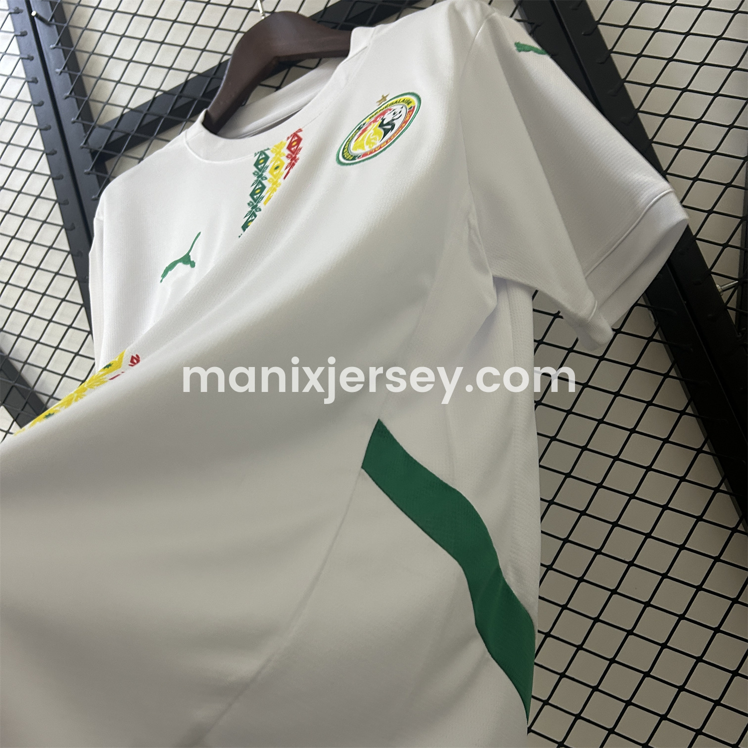 ManixJersey.com | Senegal 24-25 Home White Jersey - Fans Version -Customize Name, Number and Patch | Worldwide Shipping