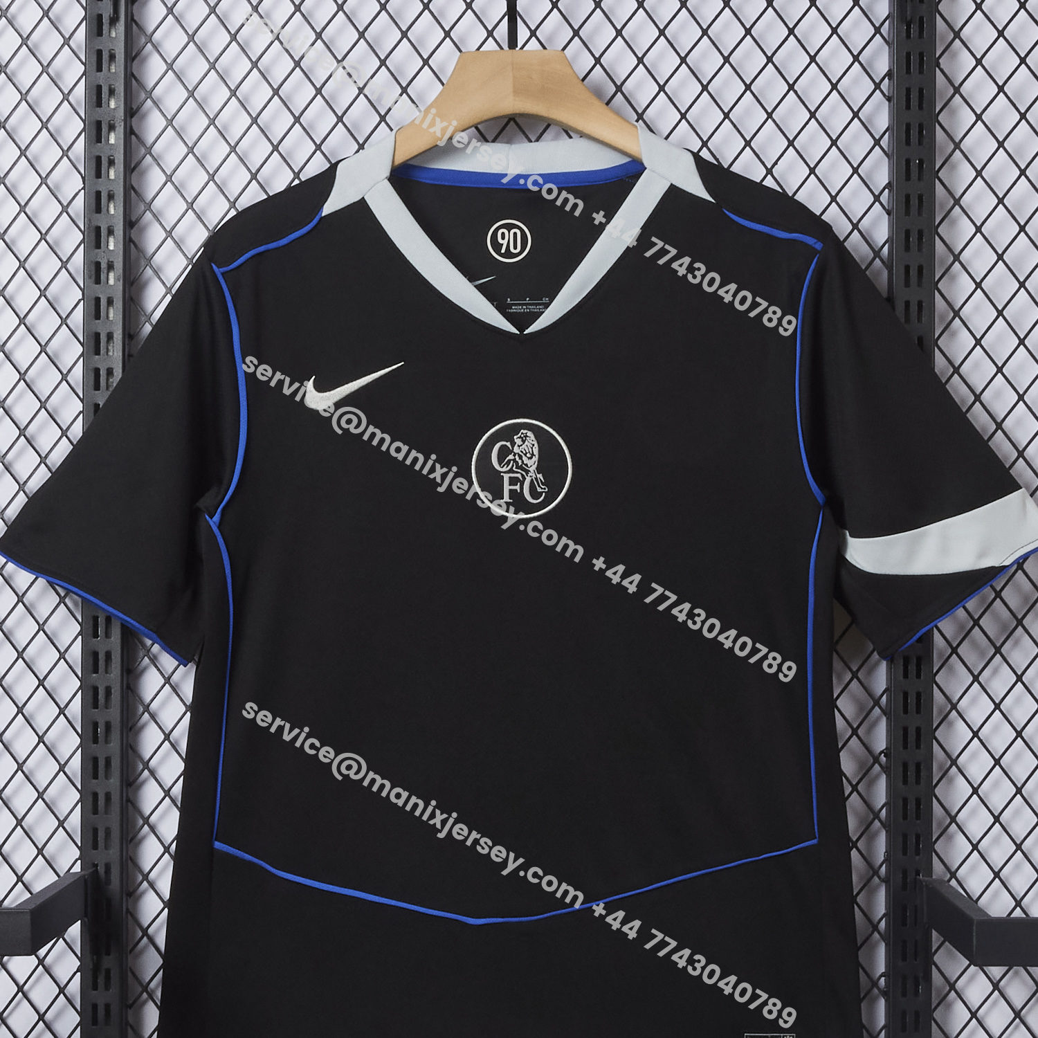 ManixJersey.com | C.H.E.L.S.E.A 25-26 Third Unsponsored Black Jersey - Fans Version -Customize Name, Number and Patch | Worldwide Shipping