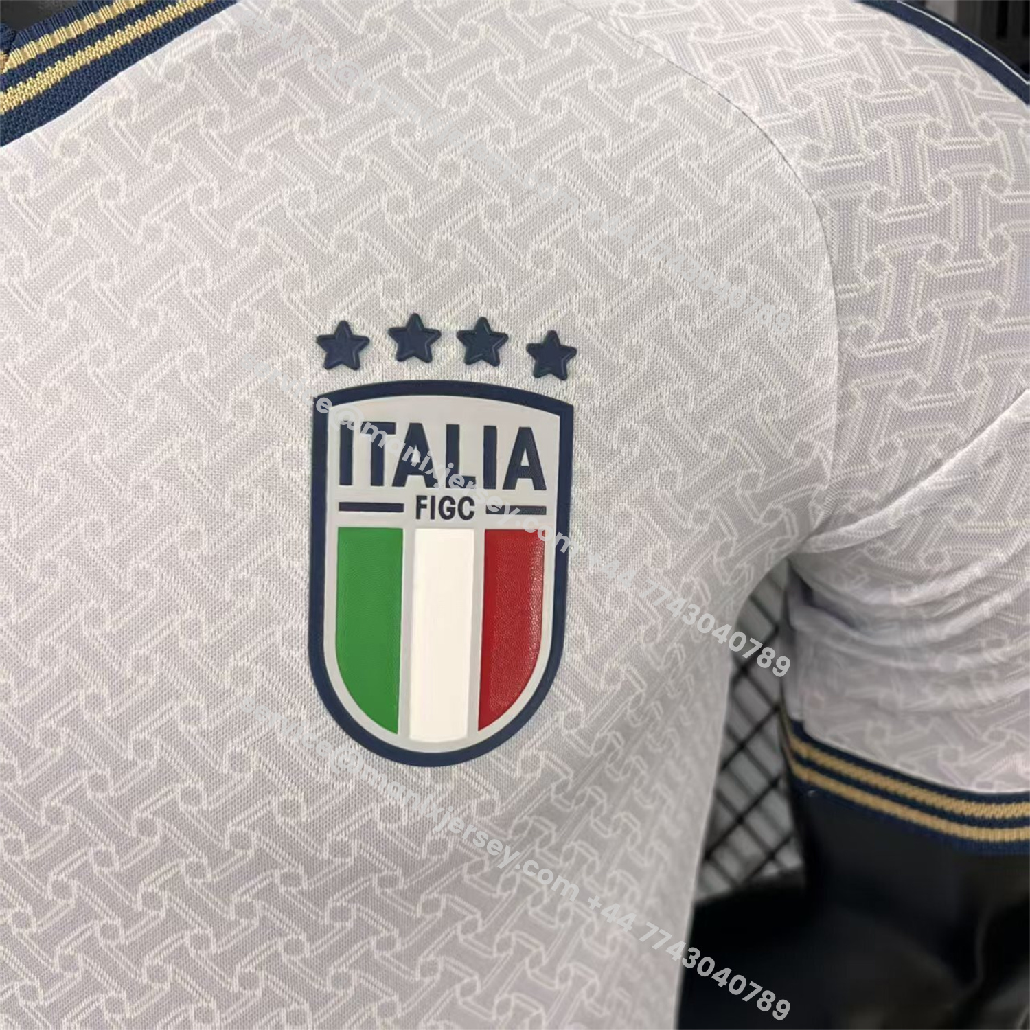 ManixJersey.com | Italy 2026 Away White Jersey - Player Version -Customize Name, Number and Patch | Worldwide Shipping