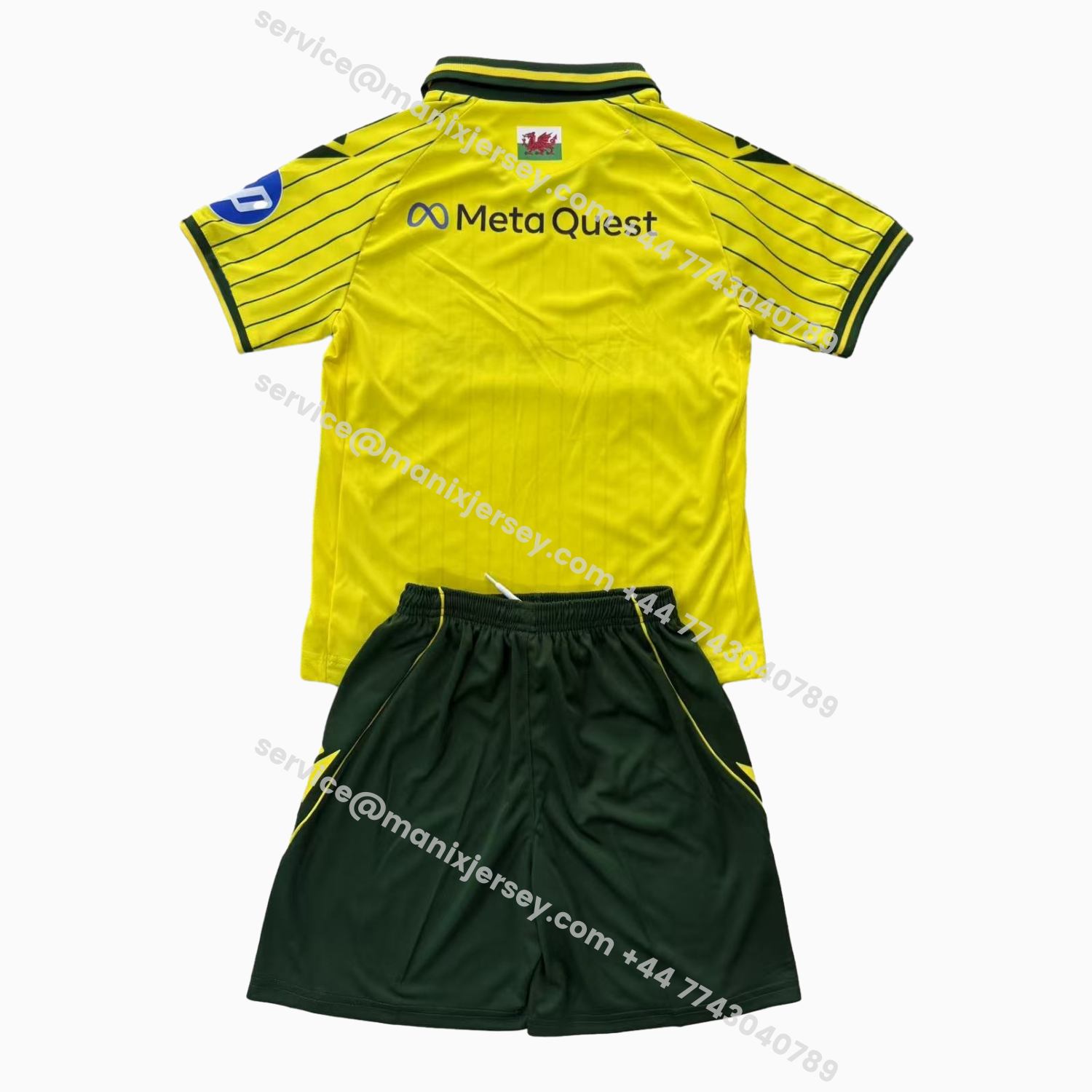 ManixJersey.com | Wrexham 25-26 Away Kids Kit -Customize Name, Number and Patch | Worldwide Shipping