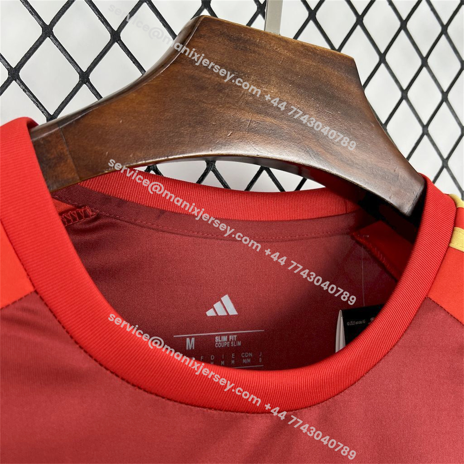 ManixJersey.com | Sevilla 25-26 Red Rose Special Jersey - Fans Version -Customize Name, Number and Patch | Worldwide Shipping