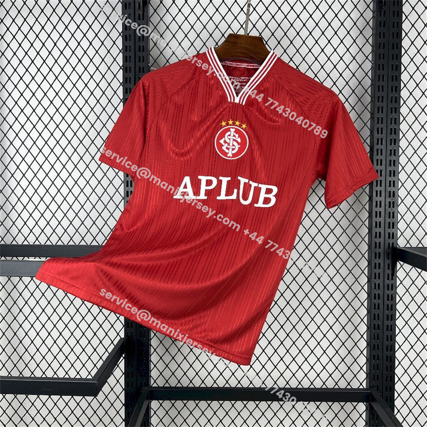 ManixJersey.com | Retro SC Internacional 1997-98 Home Black Jersey -Customize Name, Number and Patch | Worldwide Shipping