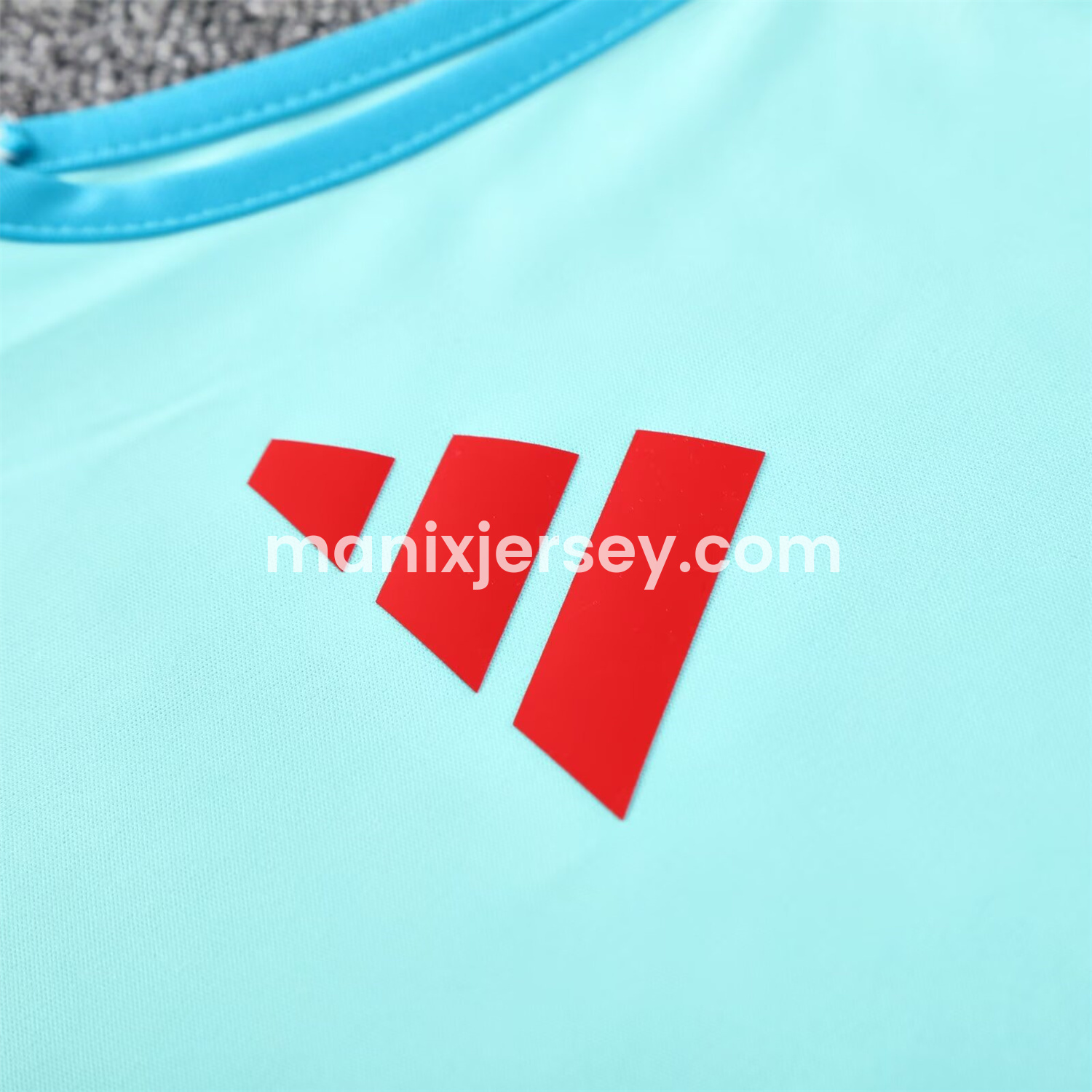 ManixJersey.com | Flamengo 25-26 Vest Training Set - Light Blue With Royal Blue -Customize Name, Number and Patch | Worldwide Shipping