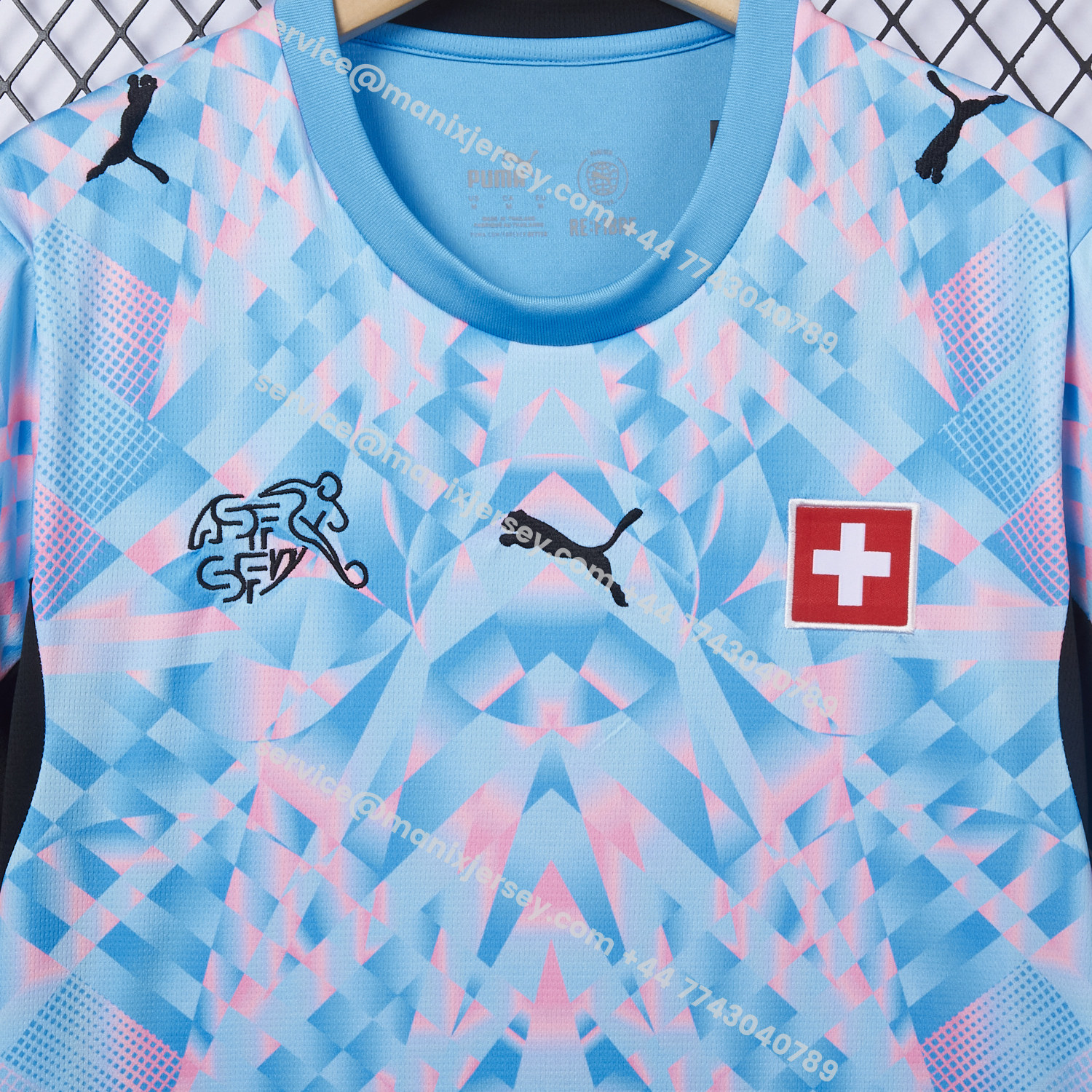 ManixJersey.com | Switzerland 25-26 Away (Informal-release Version) Jersey - Fans Version -Customize Name, Number and Patch | Worldwide Shipping