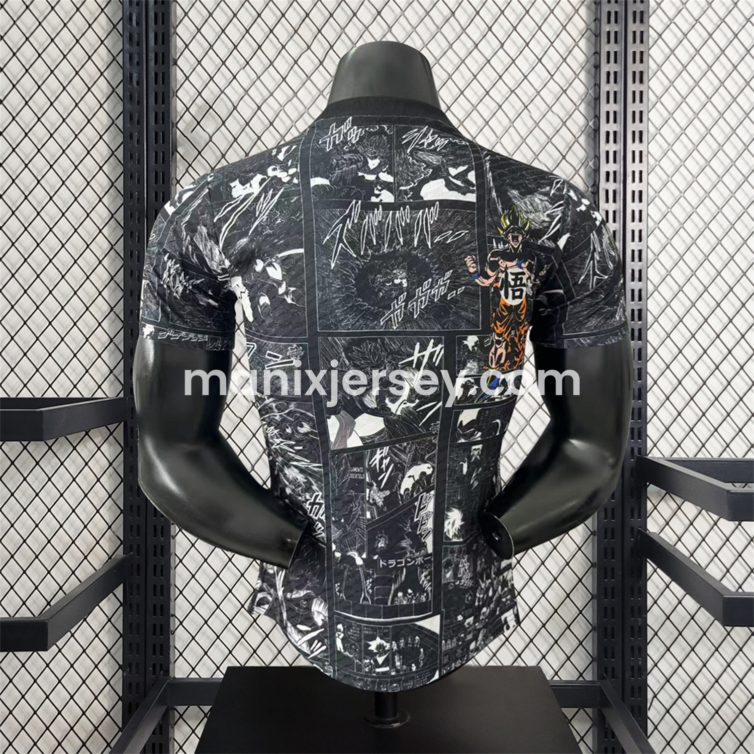 ManixJersey.com | Japan 25-26 Muscle Saiyan Black Special Jersey - Player Version -Customize Name, Number and Patch | Worldwide Shipping