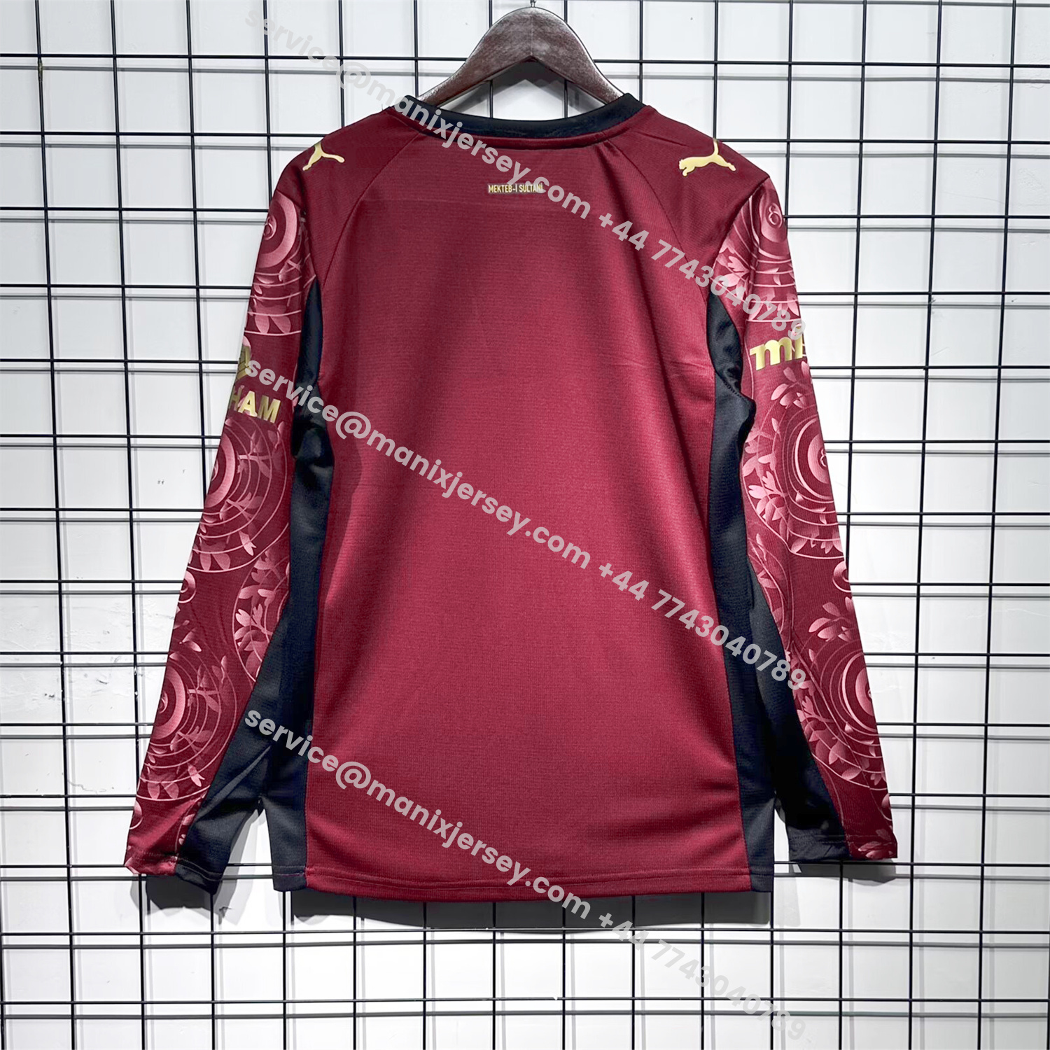 ManixJersey.com | Galatasaray 25-26 Third Long Sleeves Jersey with Five Stars - Fans Version -Customize Name, Number and Patch | Worldwide Shipping