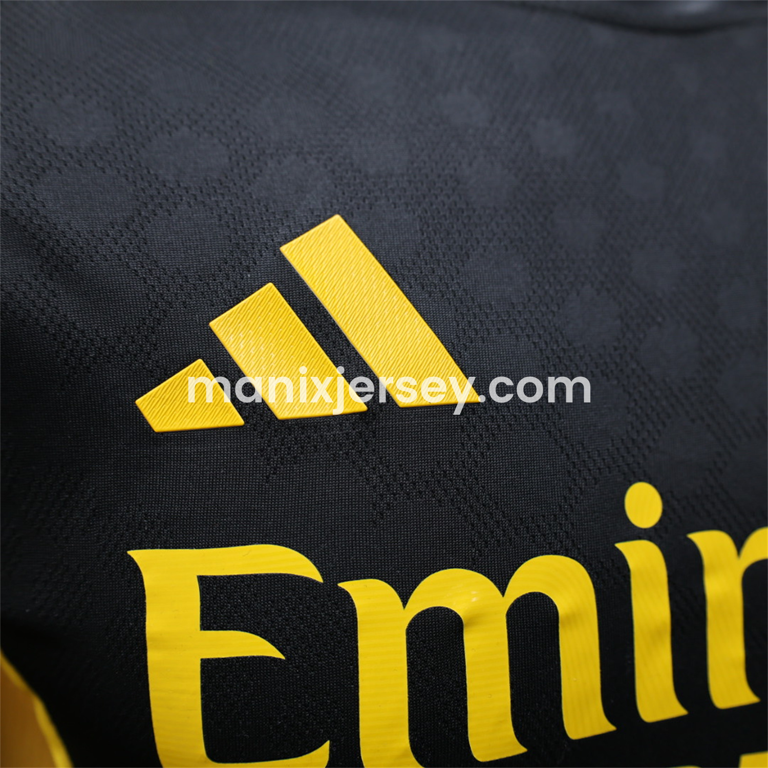 ManixJersey.com | Real Madrid 25-26 Black Gold Special Edition Jersey - Player Version -Customize Name, Number and Patch | Worldwide Shipping